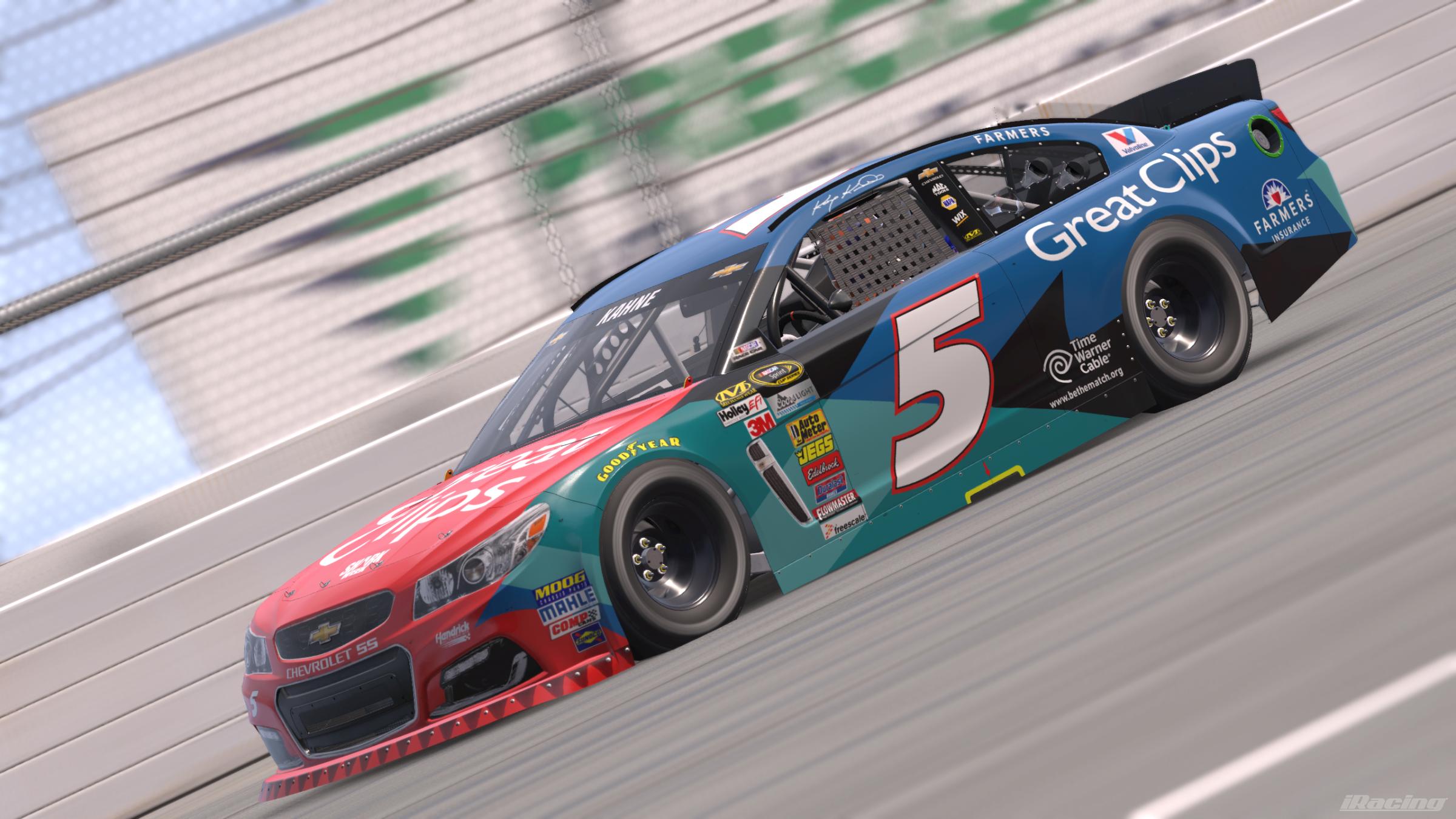 Preview of Kasey Kahne #5 Shark Week 2014 [SIM STAMPED] by Gabe Cazzolla