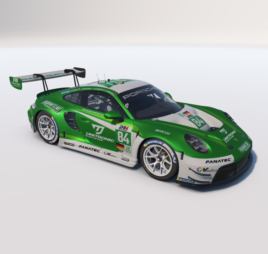 Preview of 2026 ACV 24 Heures de la Sarthe - Unitronic Fischer Motorsport Porsche 911 GT3R (992) by Benjamin Fischer