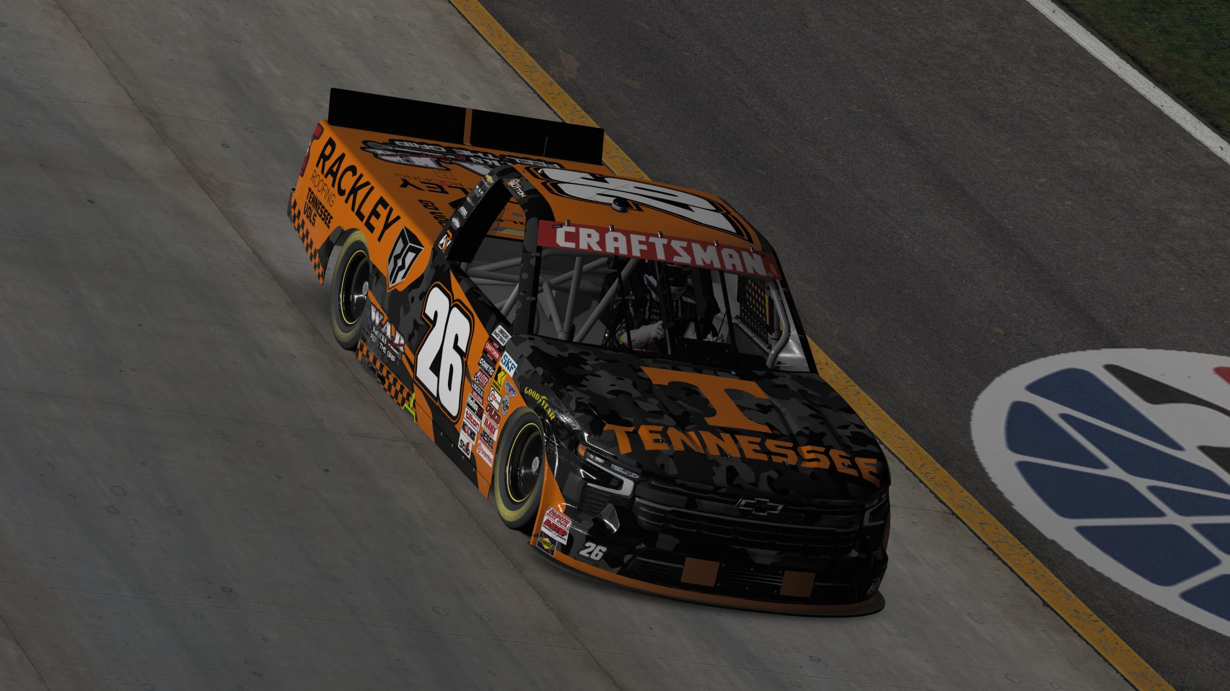 Preview of 2026 Dawson Sutton #26 Tennessee Vols Nashville Silverado - Custom # by Landon Rock