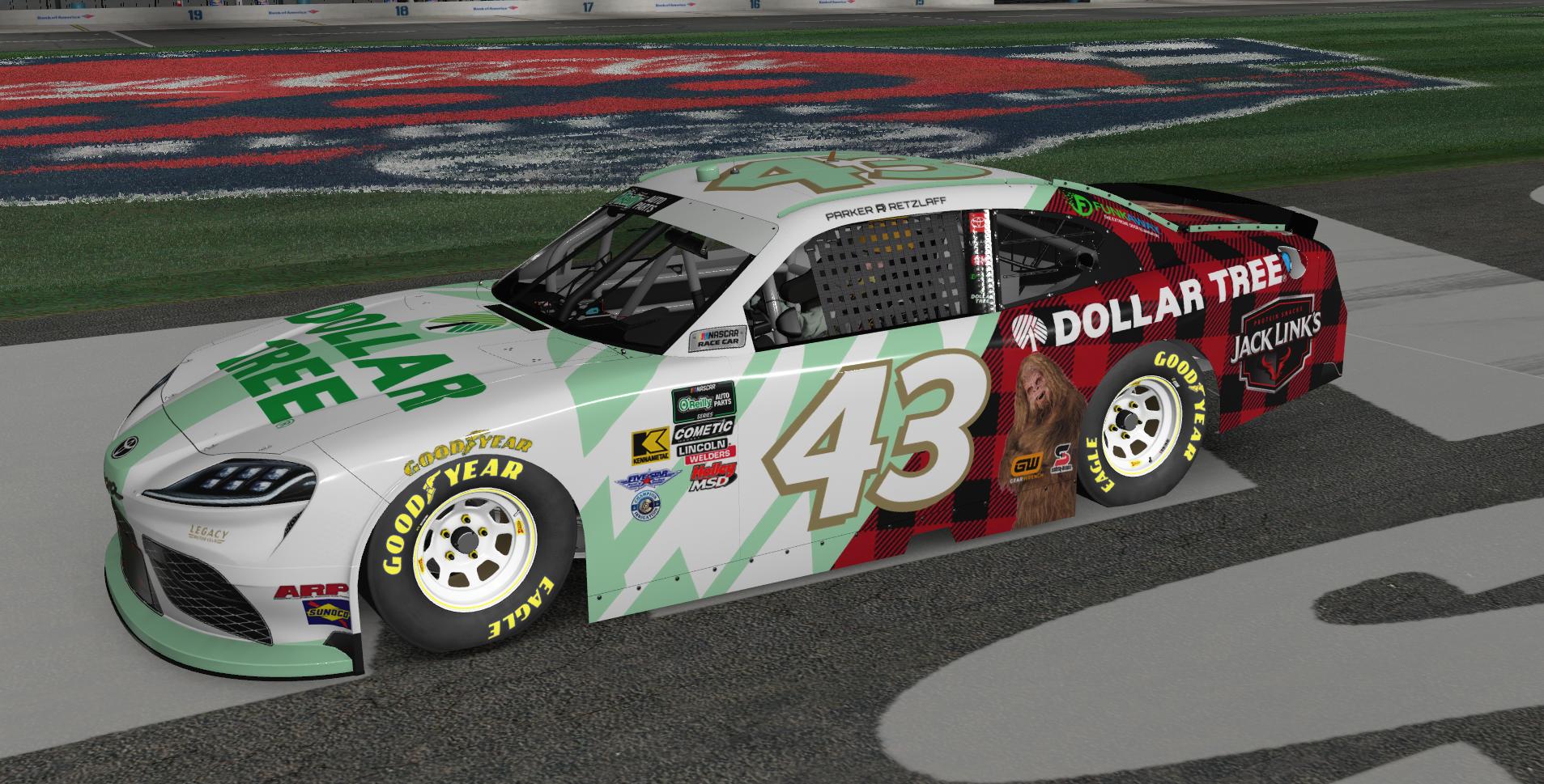 Preview of Concept: Parker Retzlaff Dollar Tree Jacklinks Legacy Motor Club Supra by Jon ME Peterson