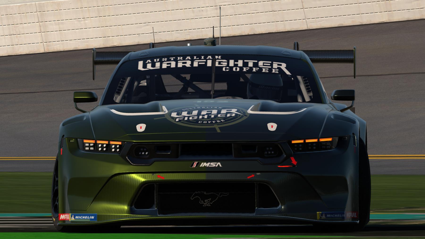 Preview of Australian Warfighter Coffee Mustang GT3 by Knightfall Graphics by Matt J K.
