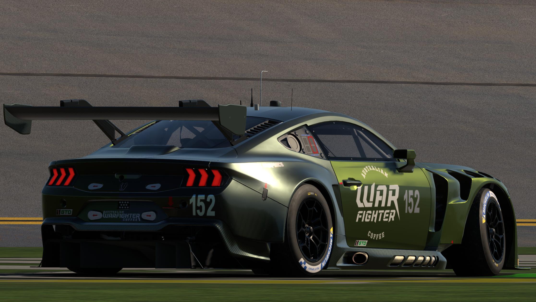 Preview of Australian Warfighter Coffee Mustang GT3 by Knightfall Graphics by Matt J K.
