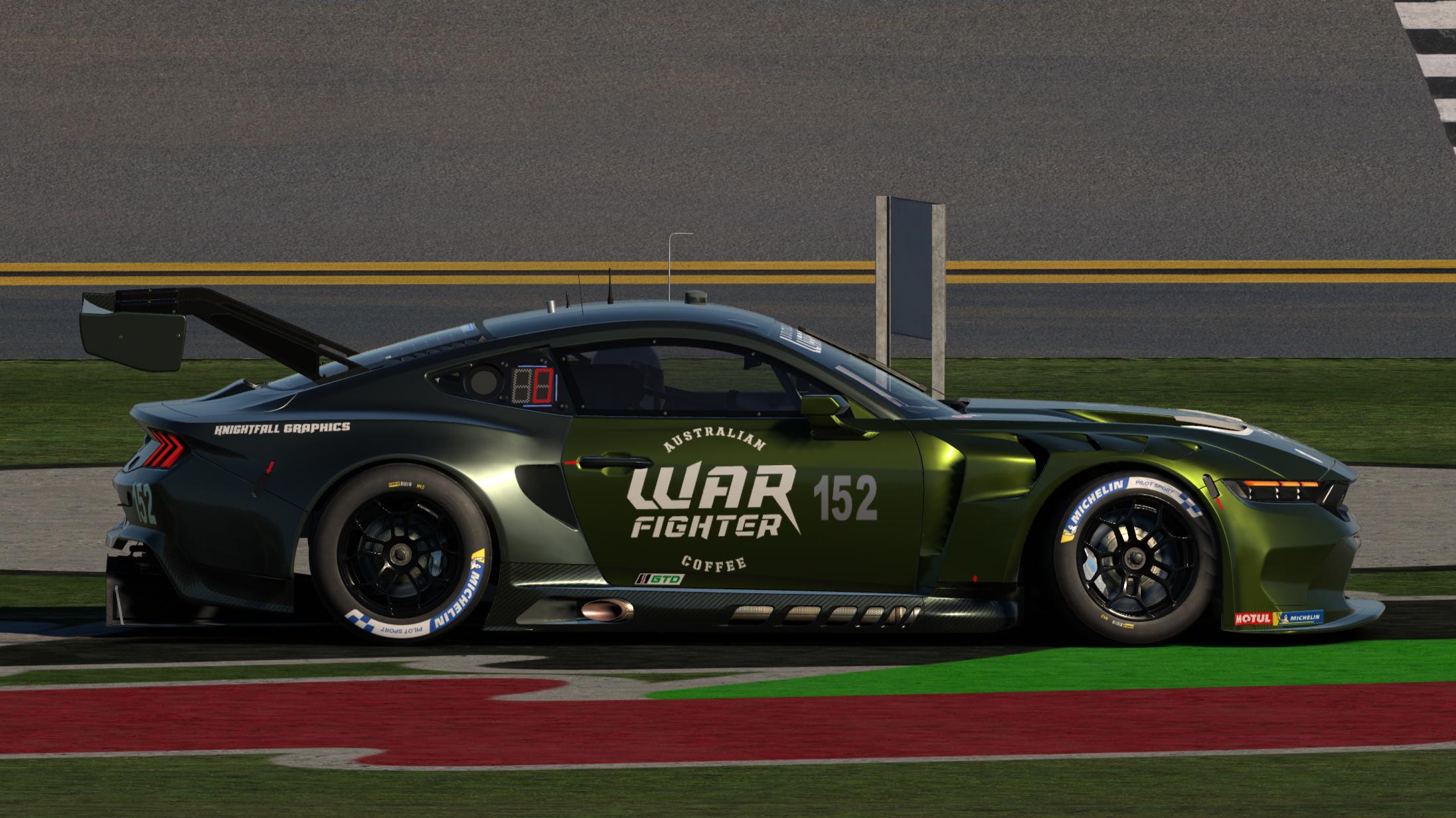 Preview of Australian Warfighter Coffee Mustang GT3 by Knightfall Graphics by Matt J K.