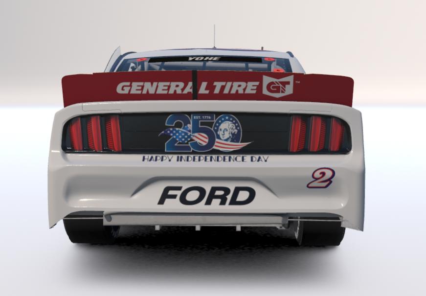 Preview of 250 4th of July ARCA Ford Mustang by Tyrone Yohe