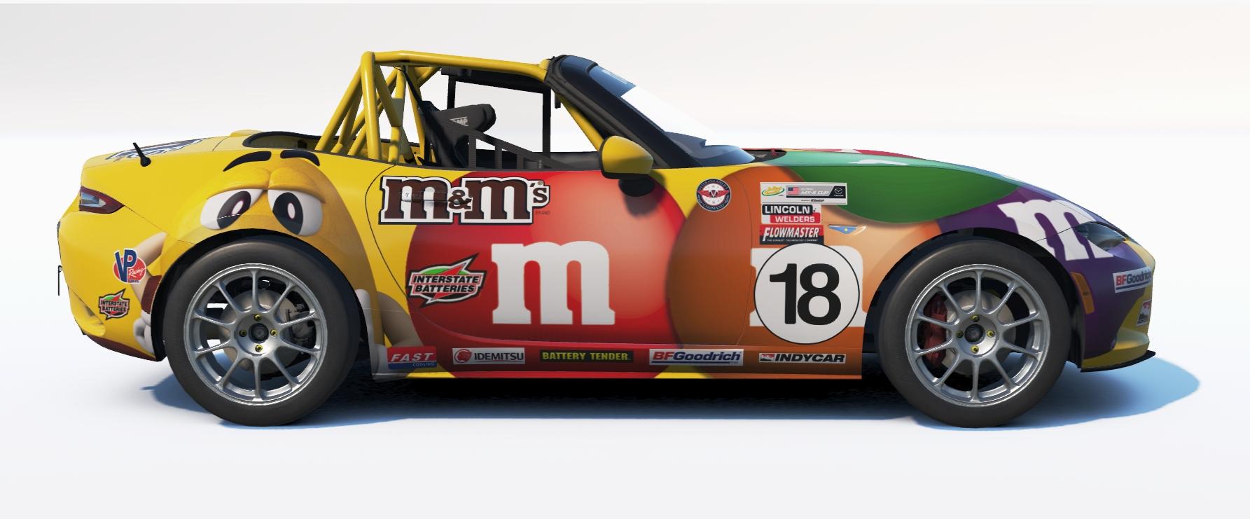 Preview of Mazda MX5 M&Ms Kyle Busch Tribute by Don Craig
