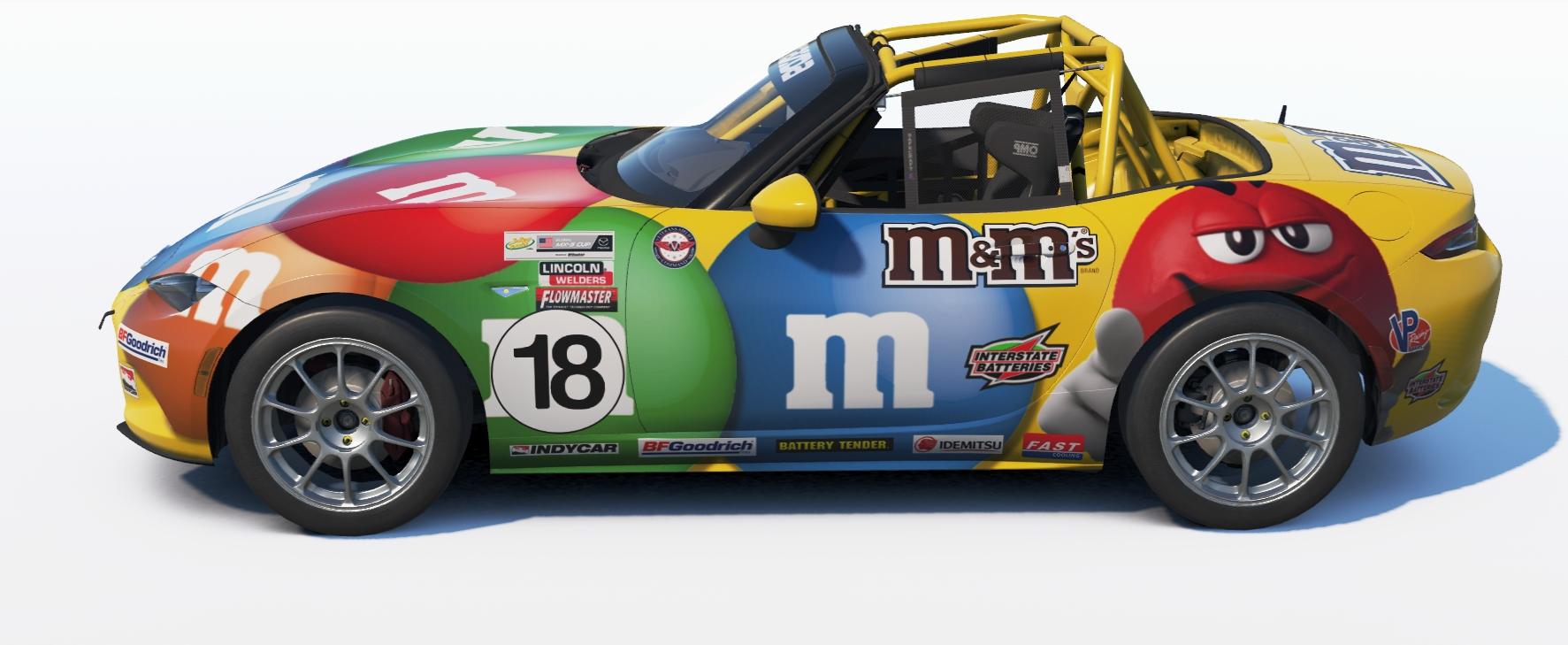 Preview of Mazda MX5 M&Ms Kyle Busch Tribute by Don Craig