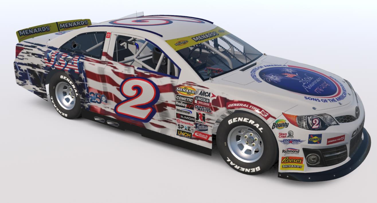 Preview of 250 4th of July ARCA Toyota Camry by Tyrone Yohe
