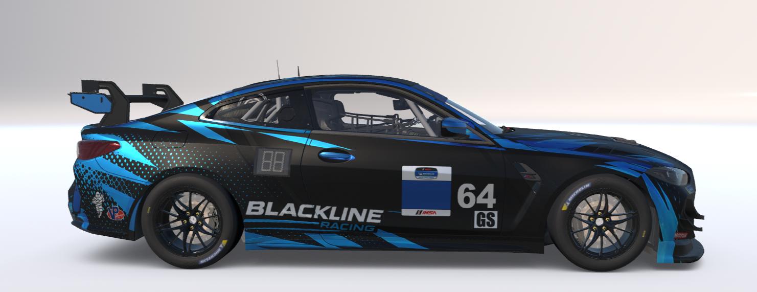 Preview of BMW M4 EVO GT4 Blackline racing Livery by Guy Robertson
