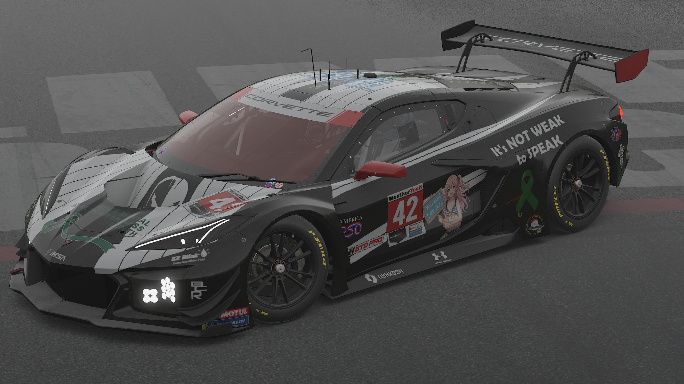 Preview of June Mens Mental Health Awareness Month Corvette C8.R GT3 by Viktor Sterner