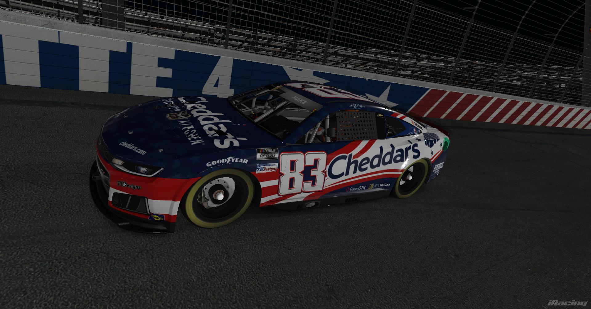 Preview of #83 - Matthew Hake - Cheddars Patriotic USA / Kyle Busch Tribute - PRSL Cup Series Season 3 by Teejay Handley