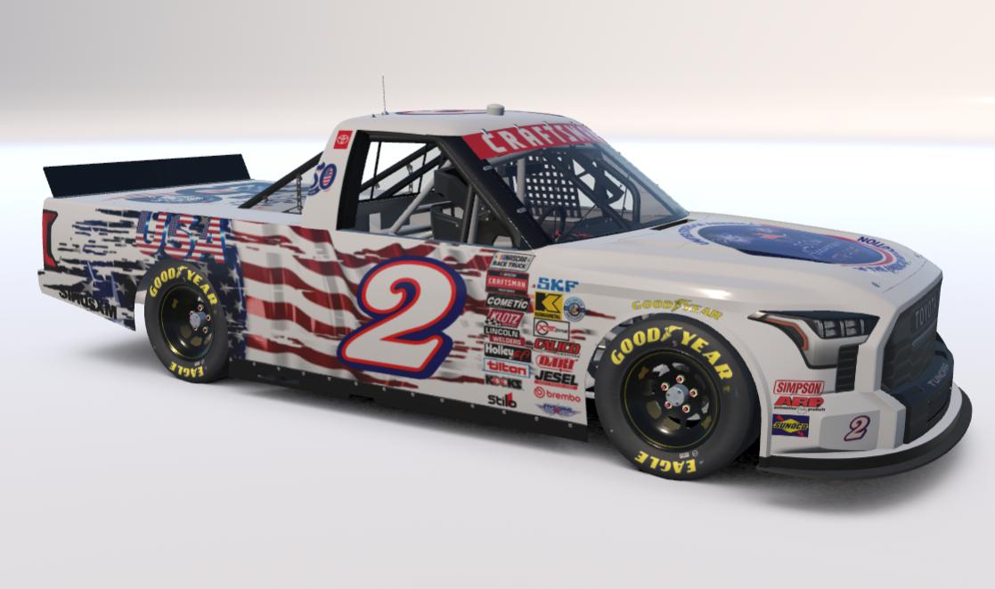 Preview of 250 4th of July Toyota Truck 2022 by Tyrone Yohe