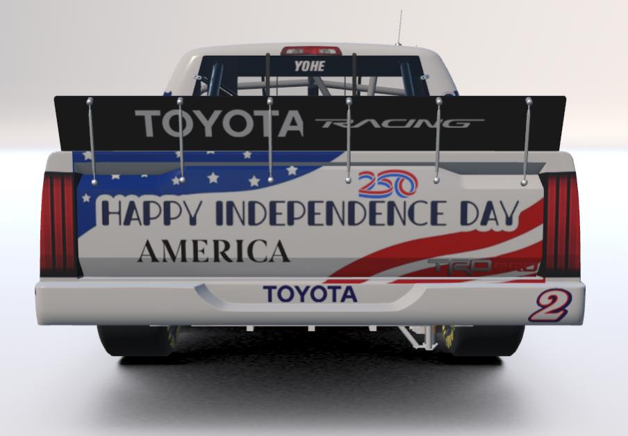 Preview of 250 4th of July Toyota Truck 2022 by Tyrone Yohe