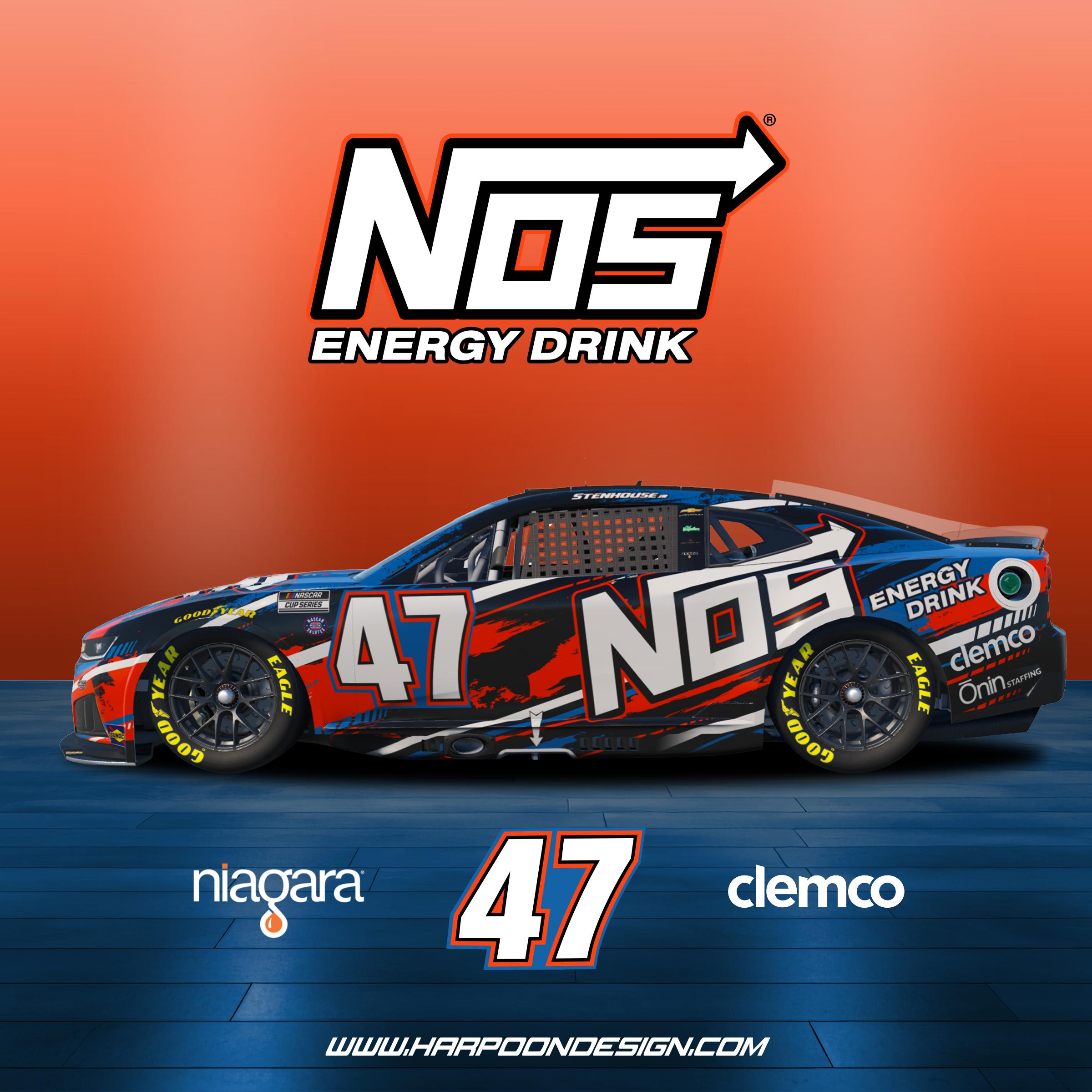 Preview of 2026 Ricky Stenhouse Jr Rowdy NOS Throwback No Num by Brantley Roden