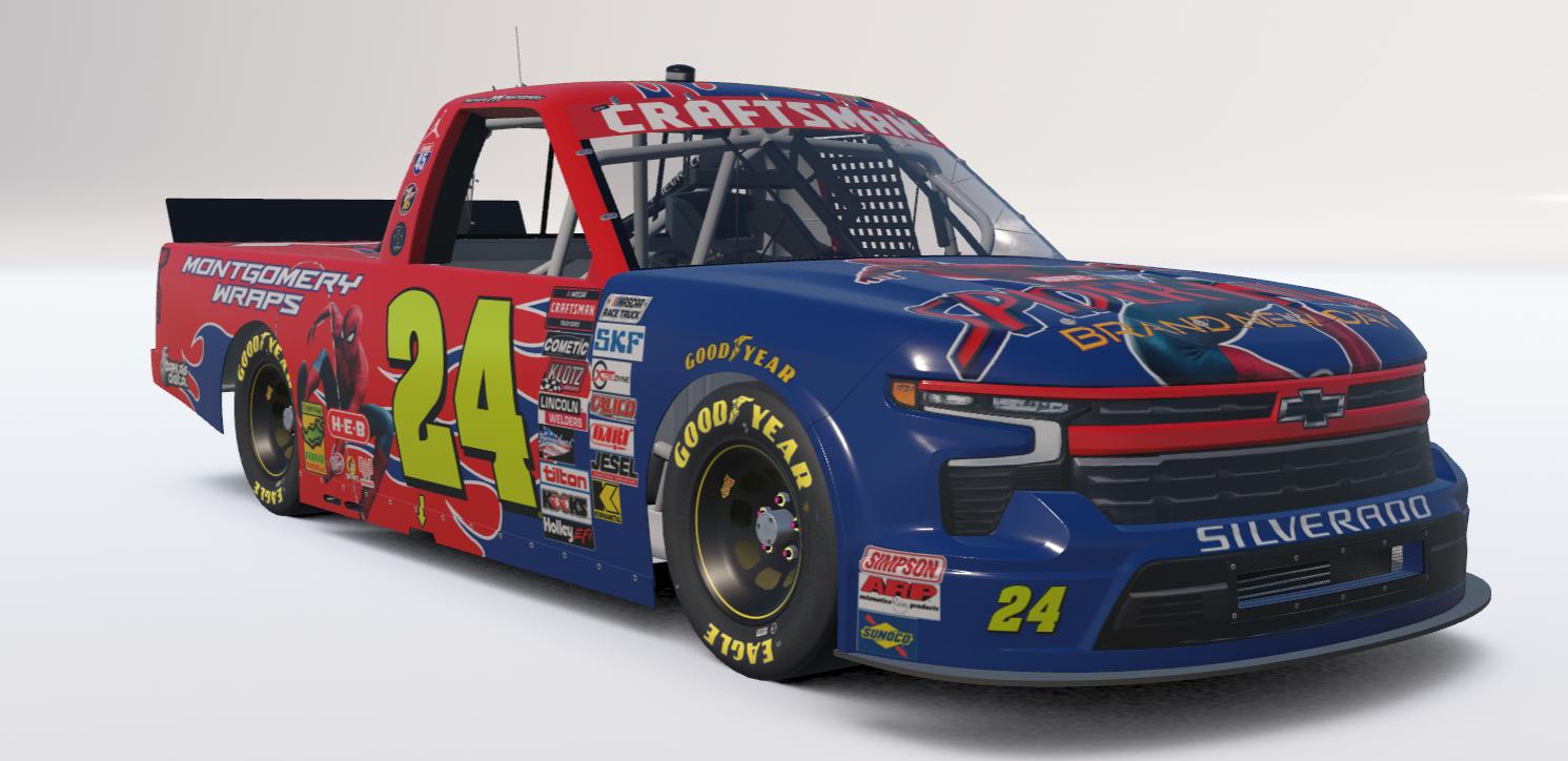 Preview of #24 Mathew Montgomery - Spider-Man: Brand New Day Chevrolet Silverado by Mathew Montgomery