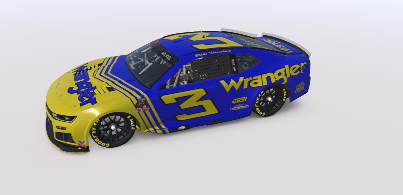 Preview of 2026 Blake Wrangler Dale Earnhardt Throwback by Brant Mickel