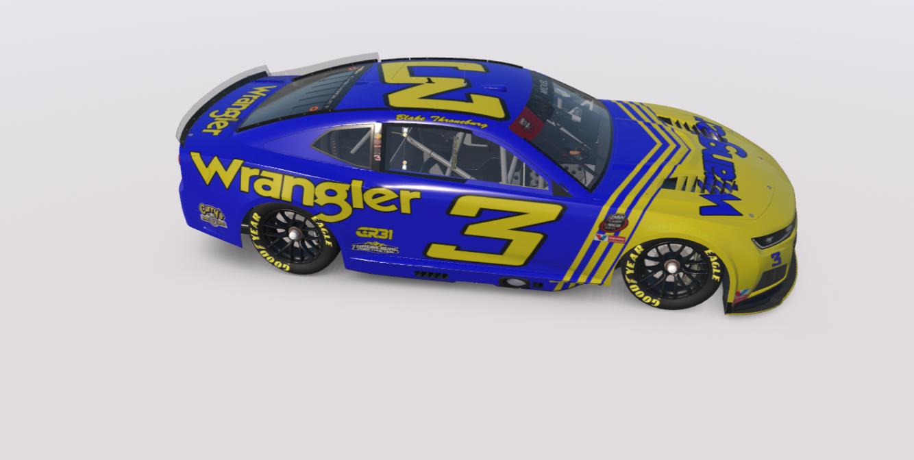 Preview of 2026 Blake Wrangler Dale Earnhardt Throwback by Brant Mickel