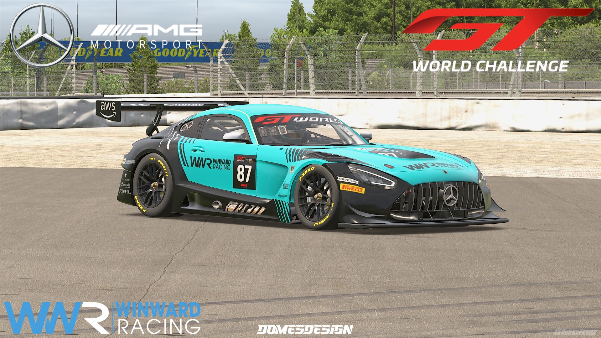 Preview of Winward Racing Mercedes AMG GT3 EVO #87 by Dominic Strelow