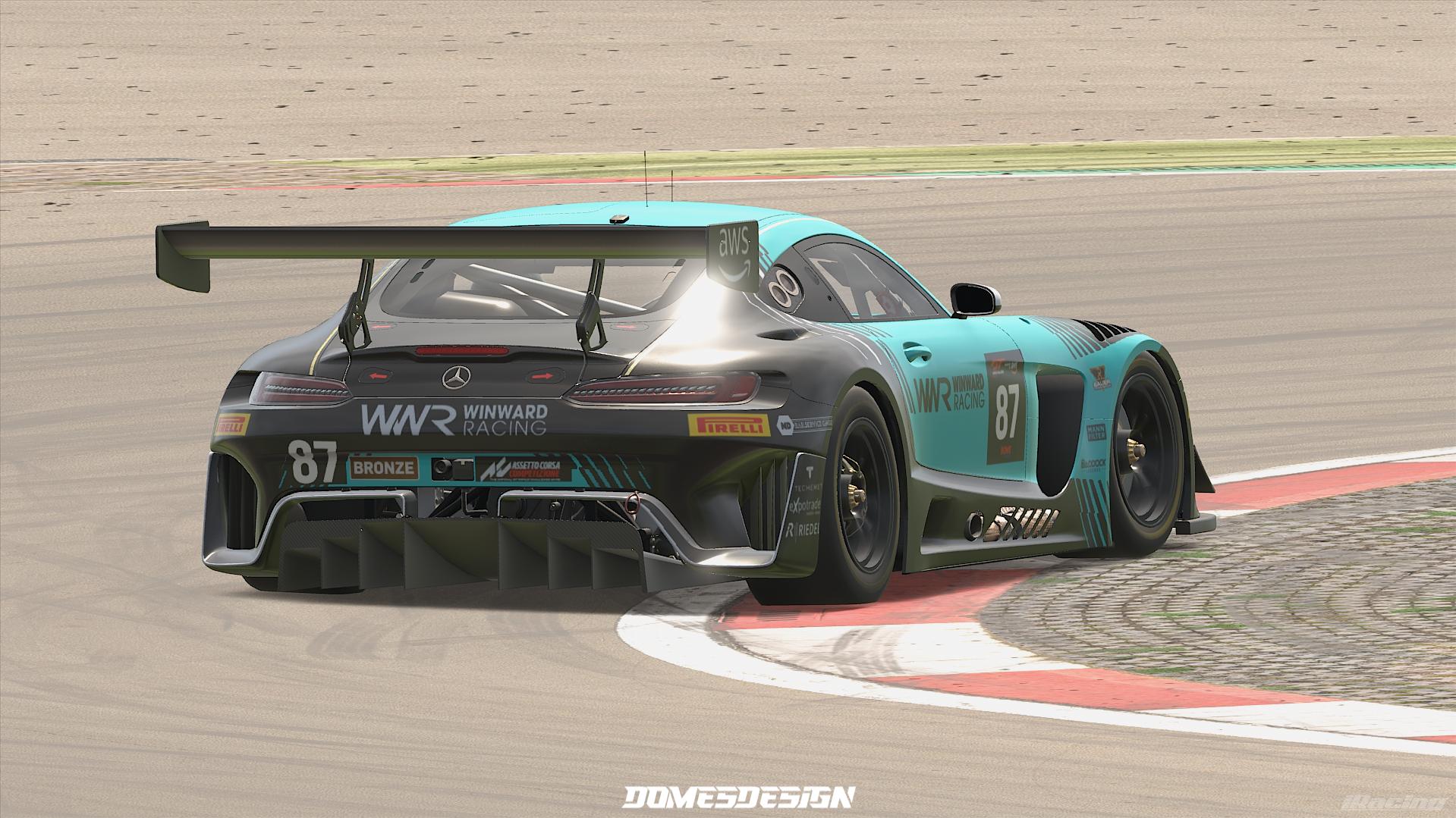 Preview of Winward Racing Mercedes AMG GT3 EVO #87 by Dominic Strelow