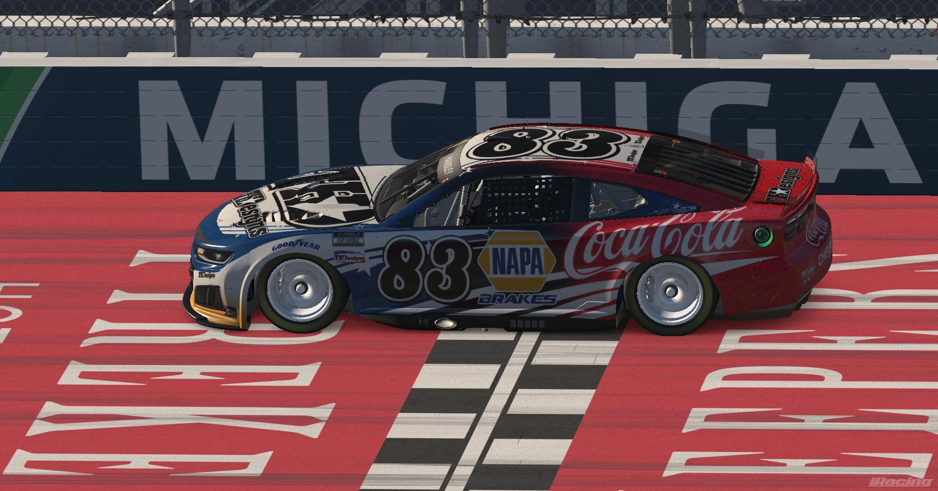 Preview of #83 - Matthew Hake - THD / TH Designs / NAPA Auto Parts / Coca-Cola / Coke - PRSL Cup Series Season 3 by Teejay Handley