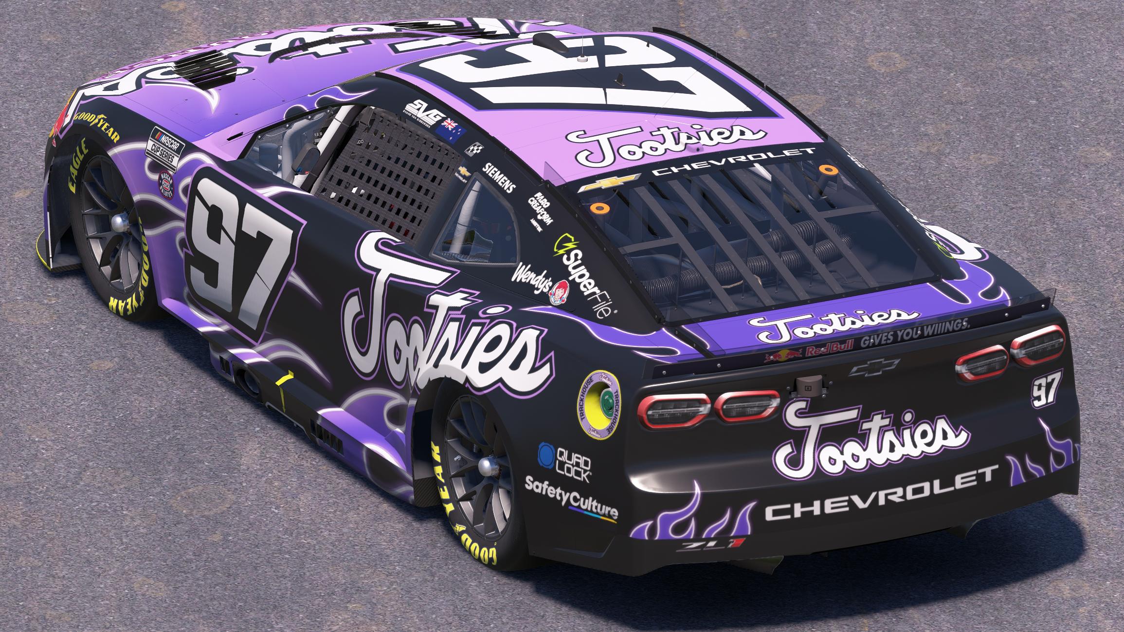 Preview of Shane van Gisbergen Trackhouse Racing Tootsies Orchid Lounge by Mick J.
