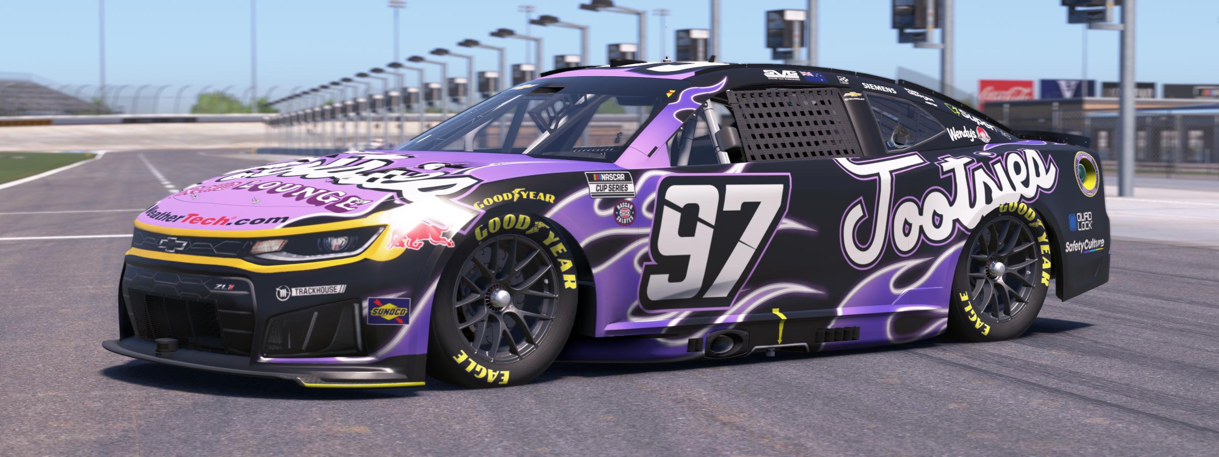 Preview of Shane van Gisbergen Trackhouse Racing Tootsies Orchid Lounge by Mick J.