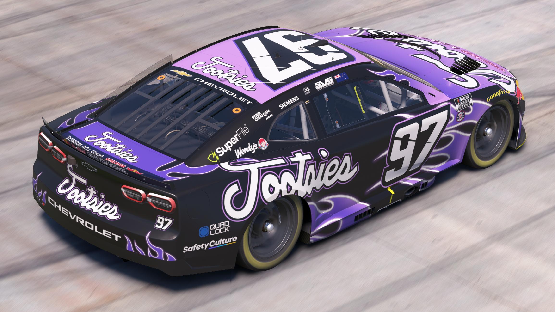 Preview of Shane van Gisbergen Trackhouse Racing Tootsies Orchid Lounge by Mick J.