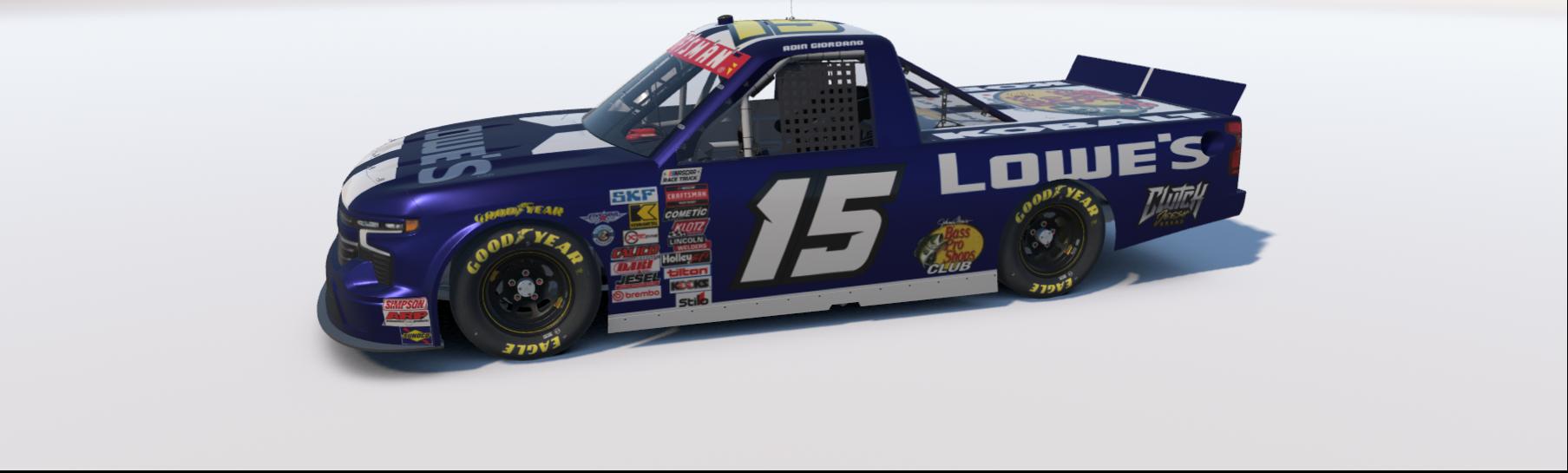 Preview of Adin Giordano #15 Lowes Chevy by Joshua Land Fox