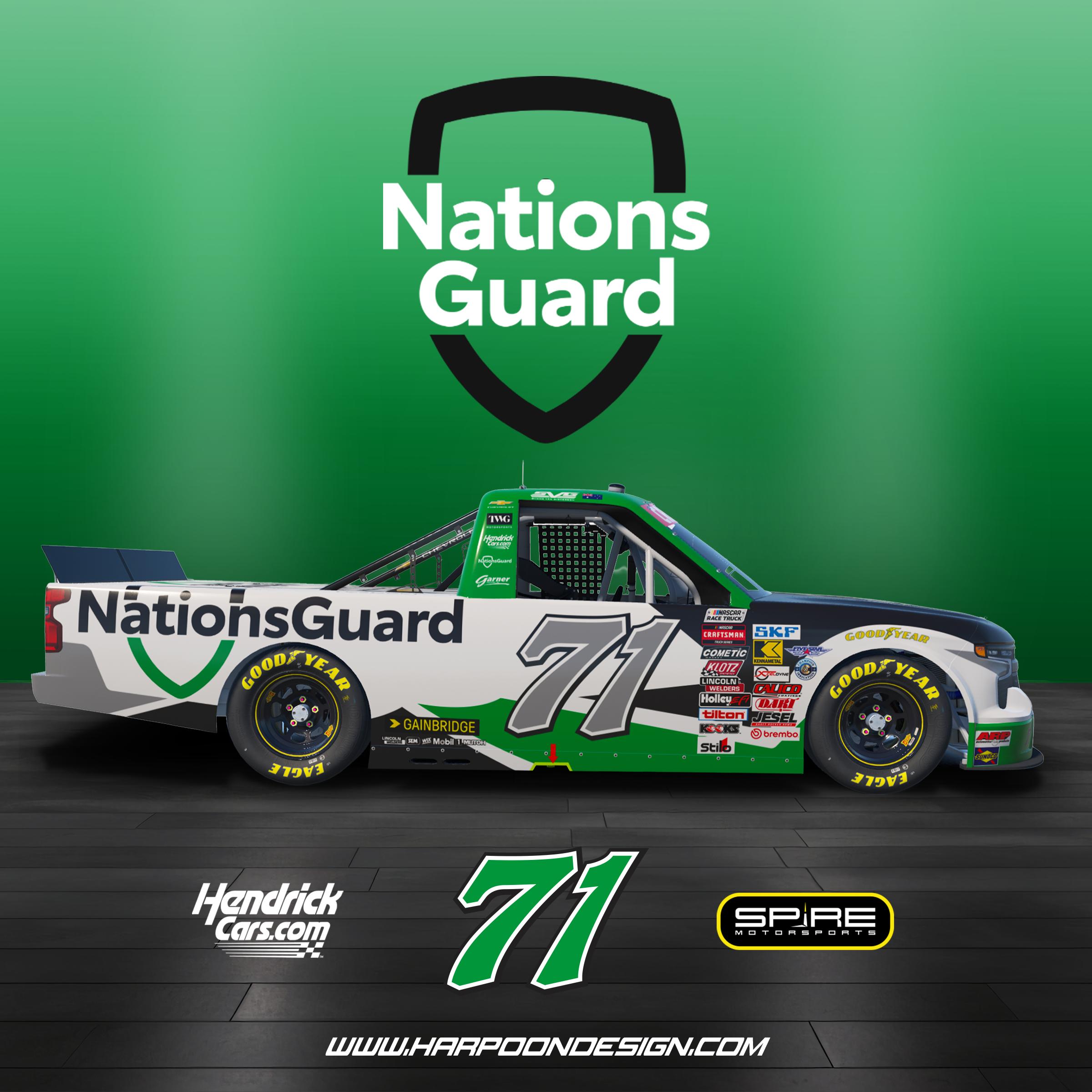 Preview of 2026 SVG Nations Guard Silverado Truck No Num by Brantley Roden