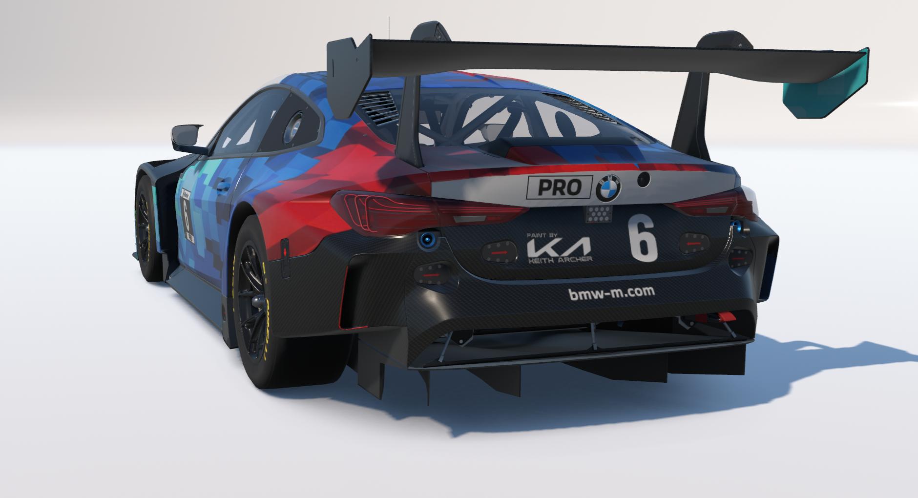 Preview of BMW M4 GT3 EVO Factory Paint - logo & sponsor free by Keith Archer
