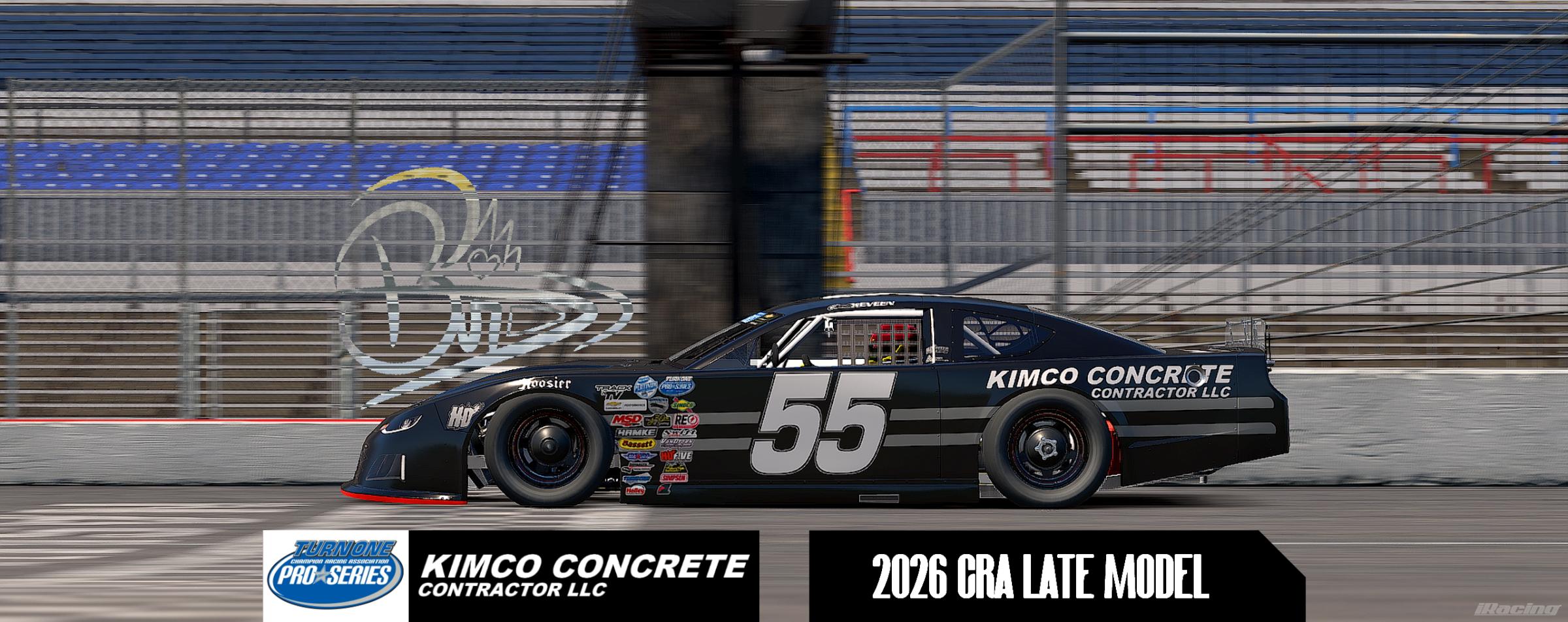 Preview of 2026 Charlie Keeven Kimco Concrete Contractors Late Model #55 by Dominic Barbagallo