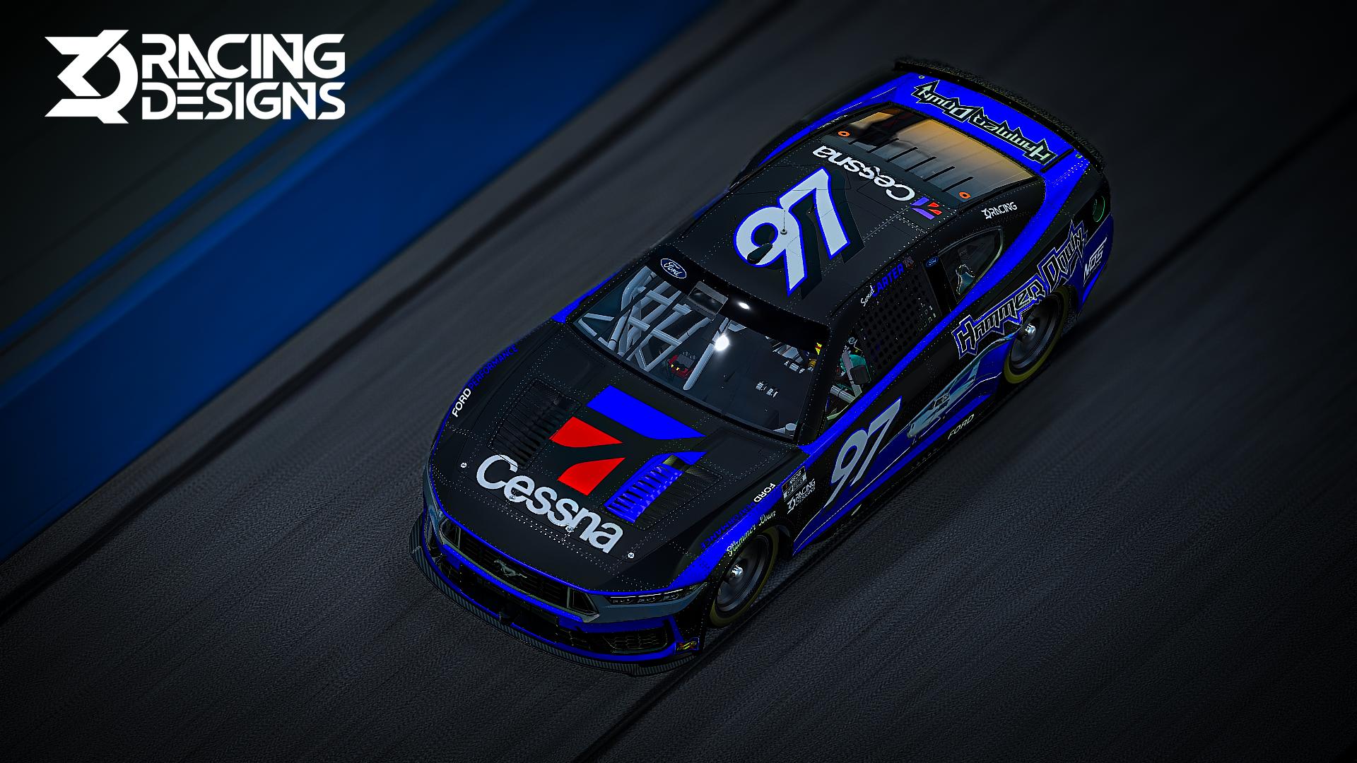 Preview of Samuel Carter #97 Cessna Hammer Down NextGen Ford Mustang by Johnathan Smith3