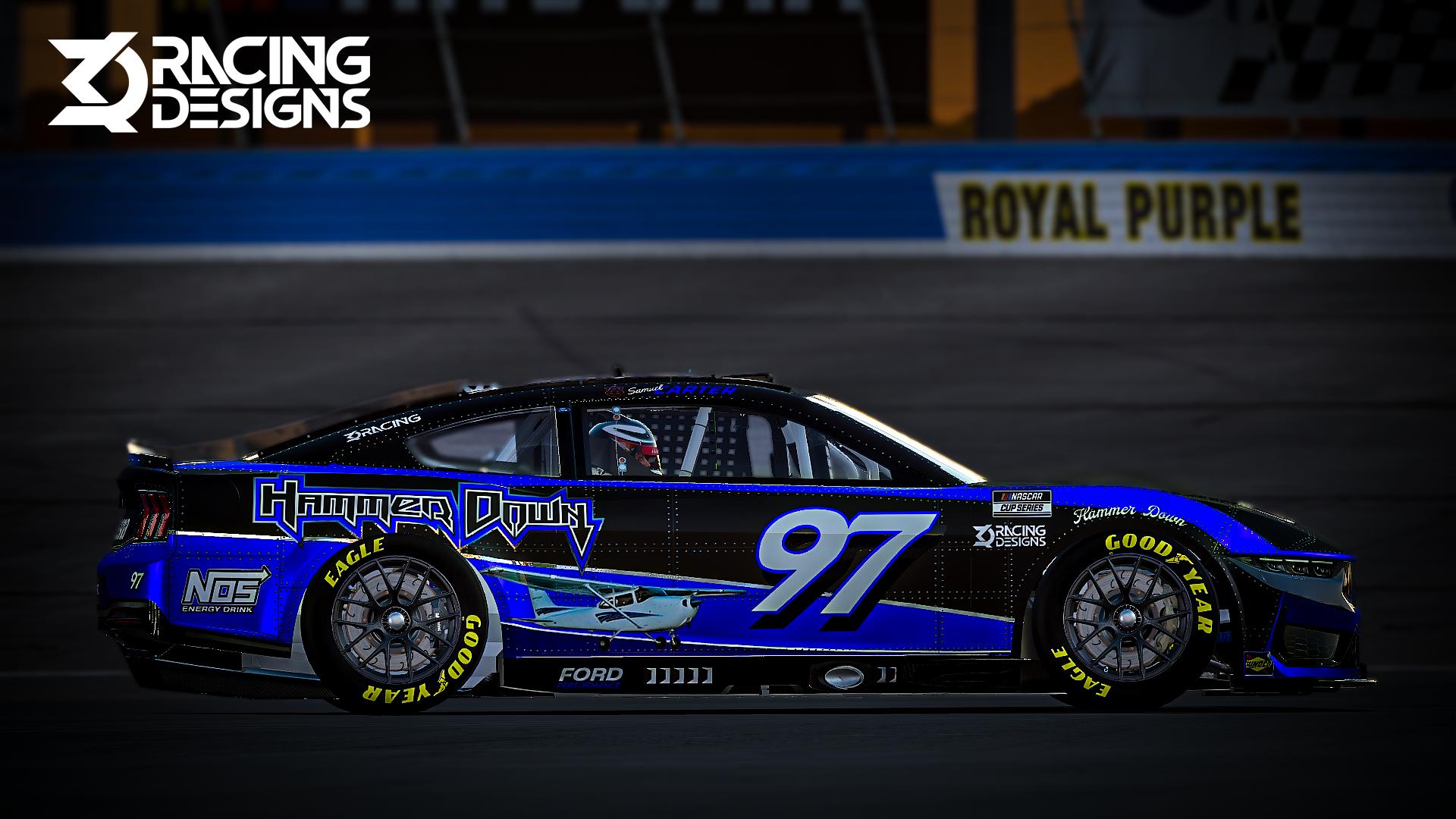 Preview of Samuel Carter #97 Cessna Hammer Down NextGen Ford Mustang by Johnathan Smith3
