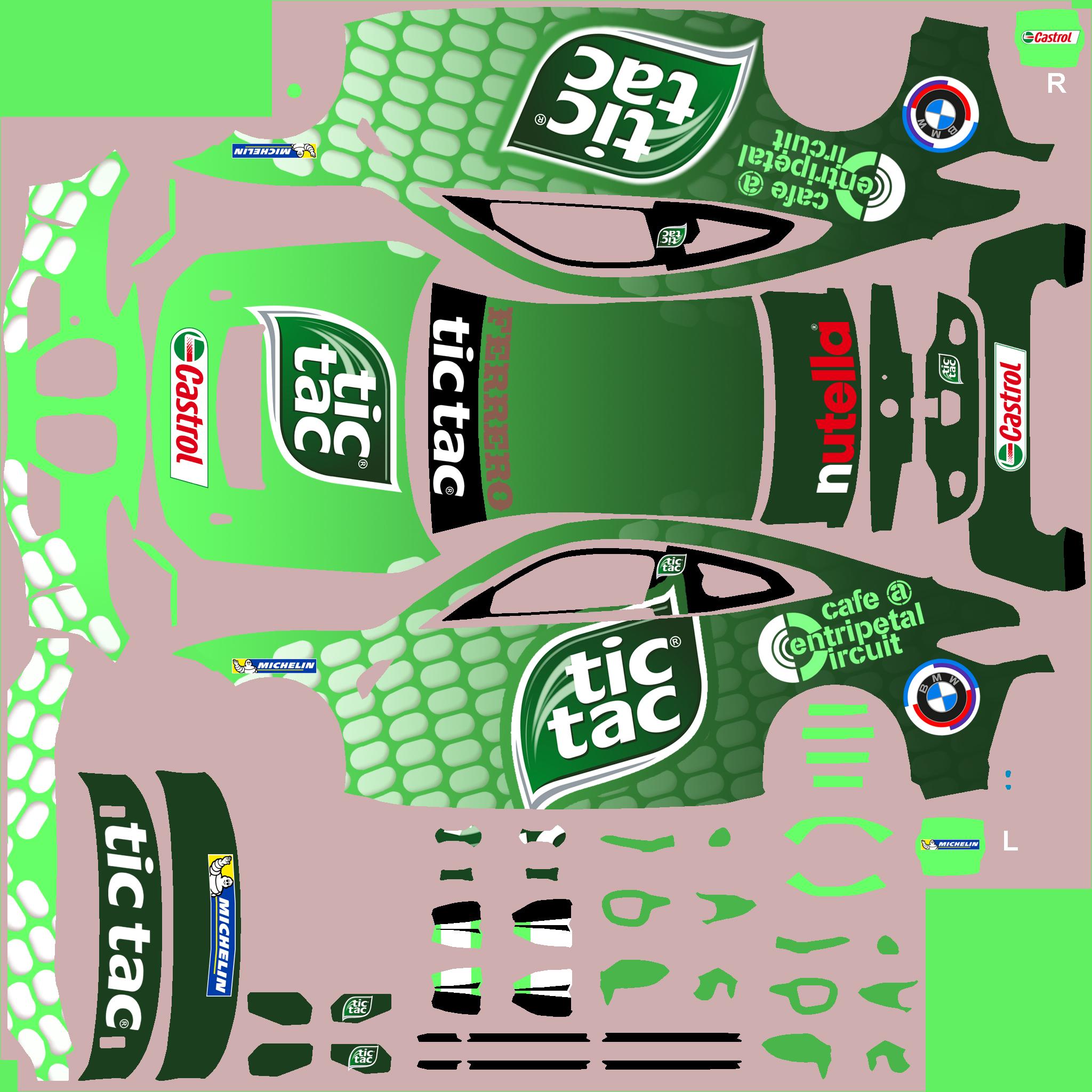 Preview of BMW M4 GT4 Tic Tac by Clyde Coman