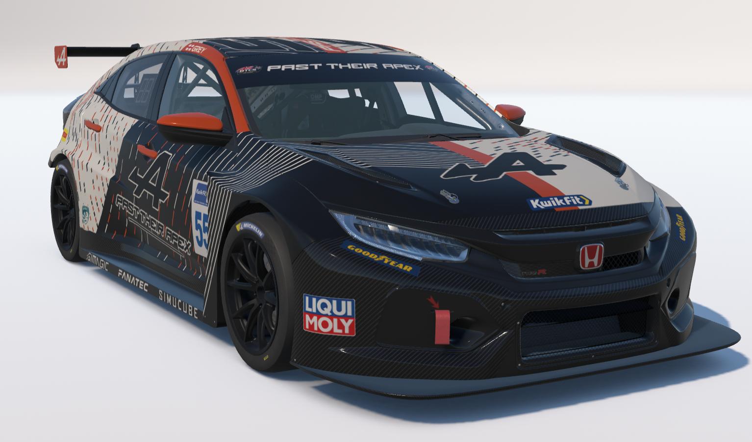 #555 Grey Past Their Apex Racing British Touring Car Series (BTCS ...