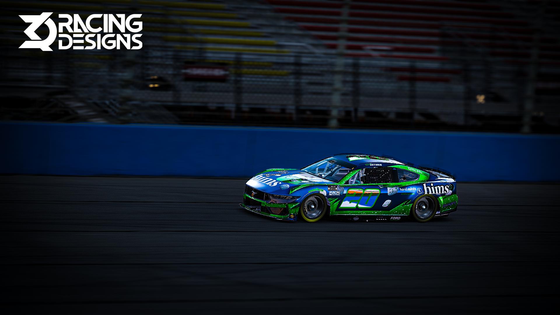 Preview of Robert Guthrie #20 Hims Next Gen Ford Mustang by Johnathan Smith3