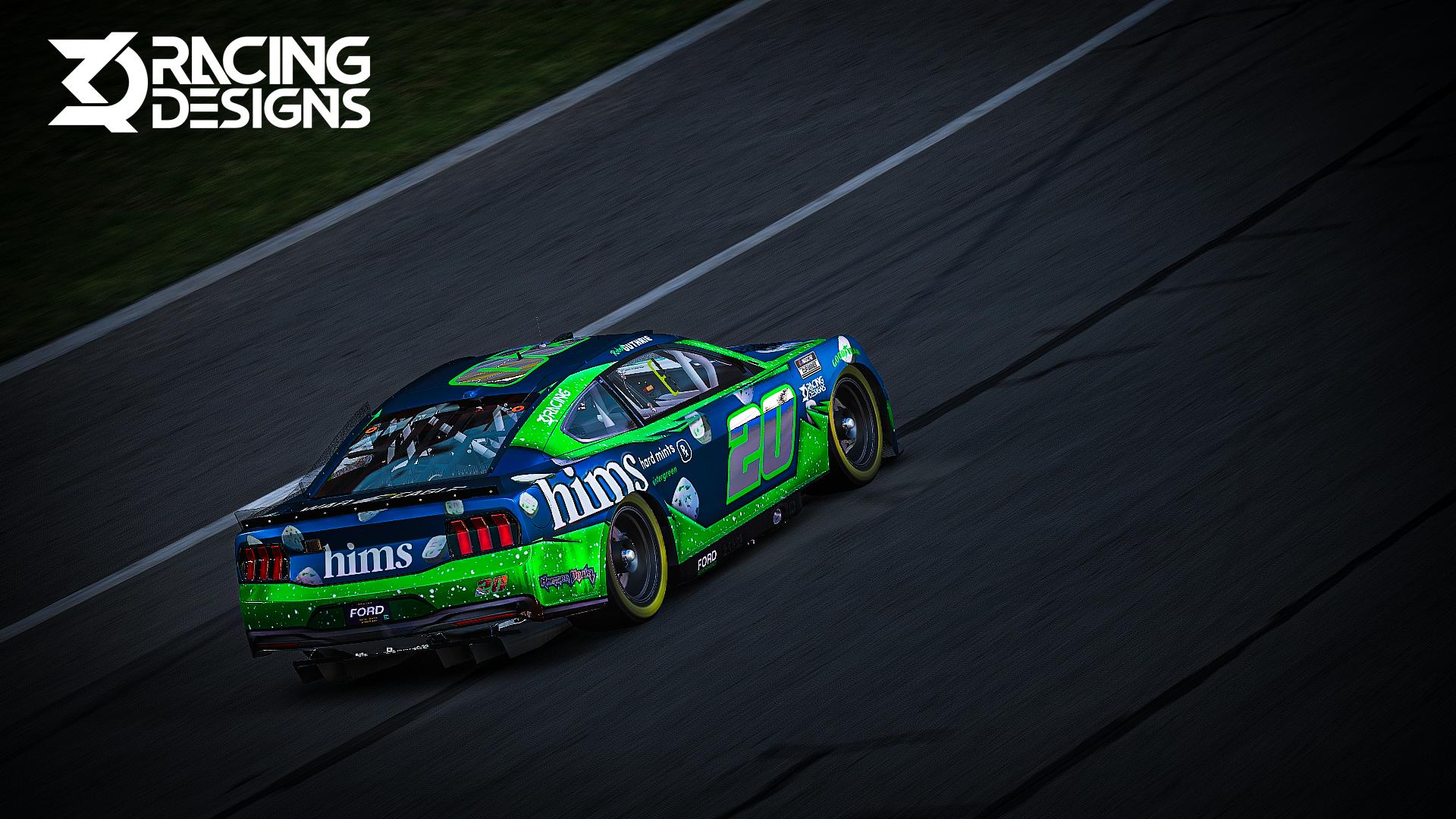 Preview of Robert Guthrie #20 Hims Next Gen Ford Mustang by Johnathan Smith3