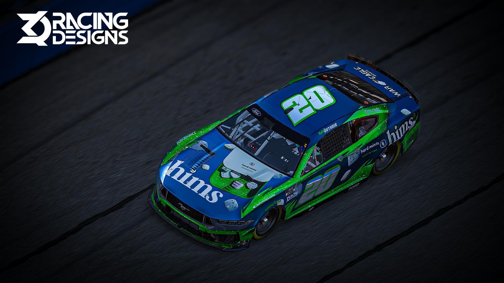 Preview of Robert Guthrie #20 Hims Next Gen Ford Mustang by Johnathan Smith3