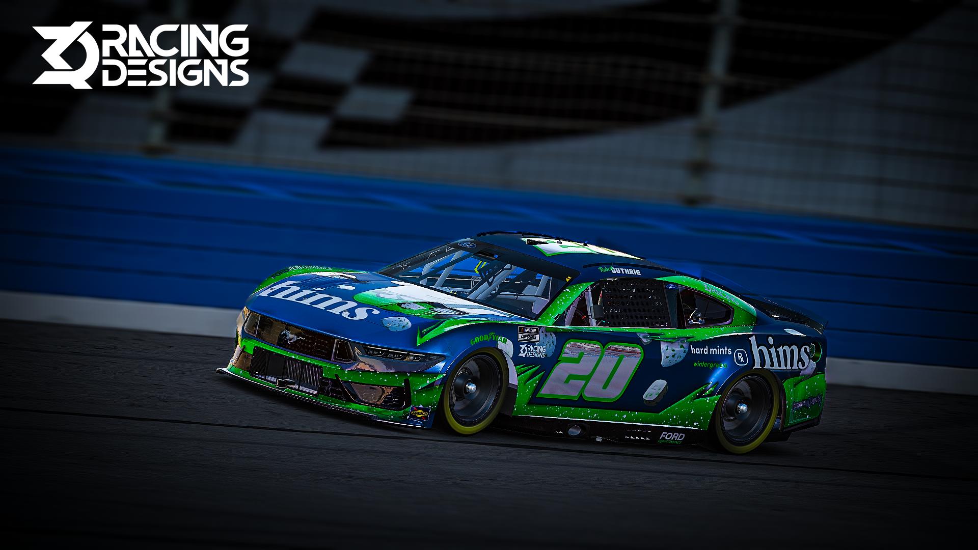 Preview of Robert Guthrie #20 Hims Next Gen Ford Mustang by Johnathan Smith3
