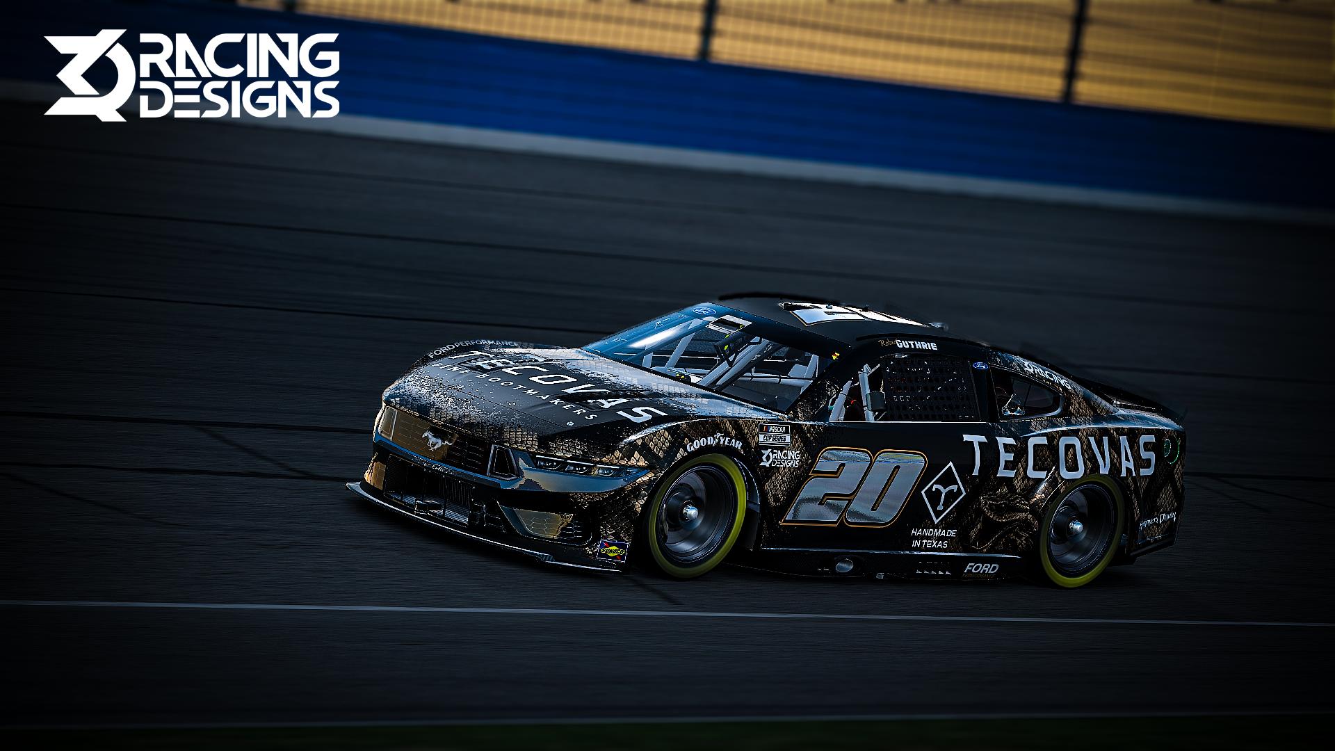Preview of Robert Guthrie #20 Tecovas Next Gen Ford Mustang by Johnathan Smith3