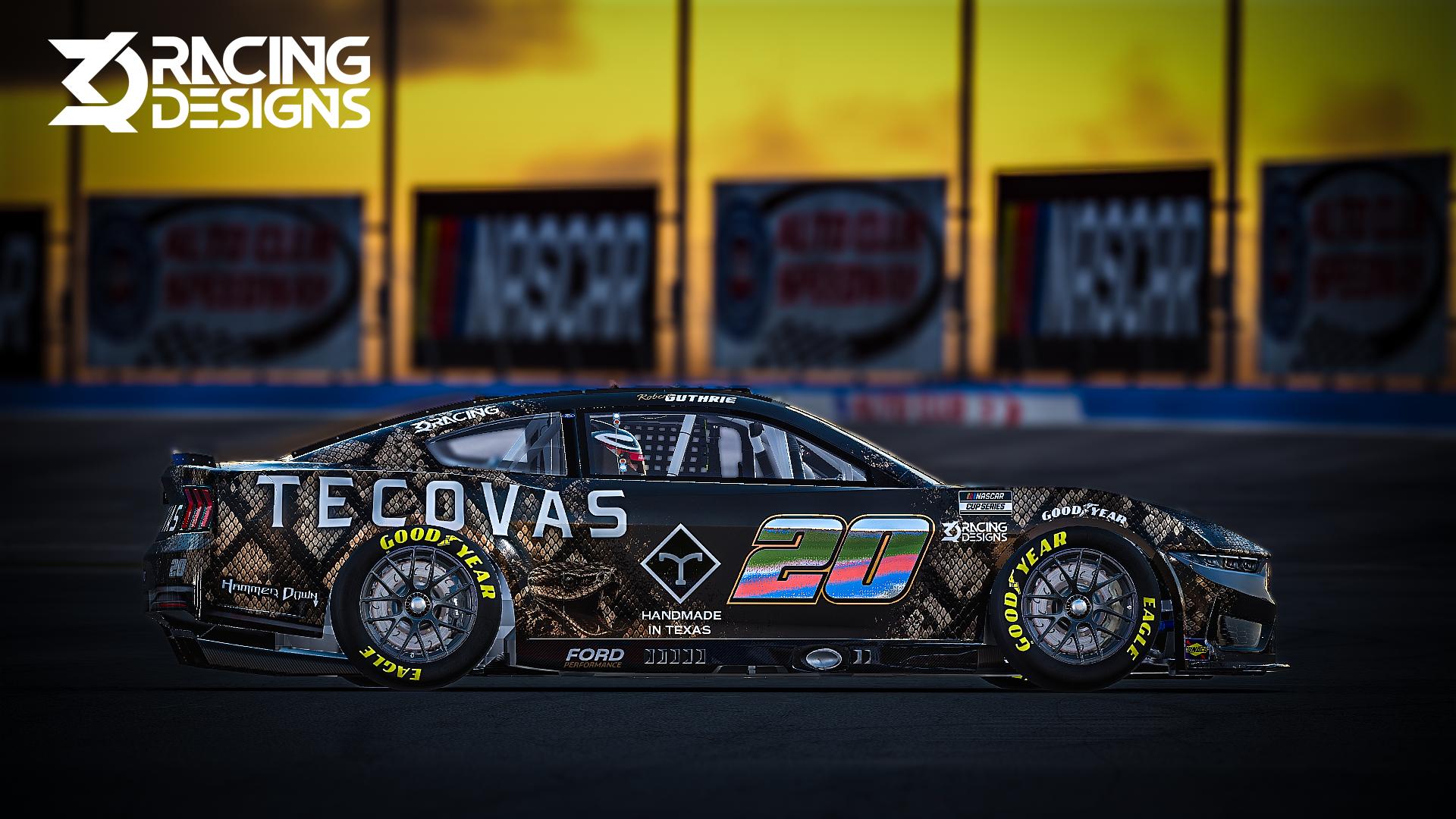 Preview of Robert Guthrie #20 Tecovas Next Gen Ford Mustang by Johnathan Smith3