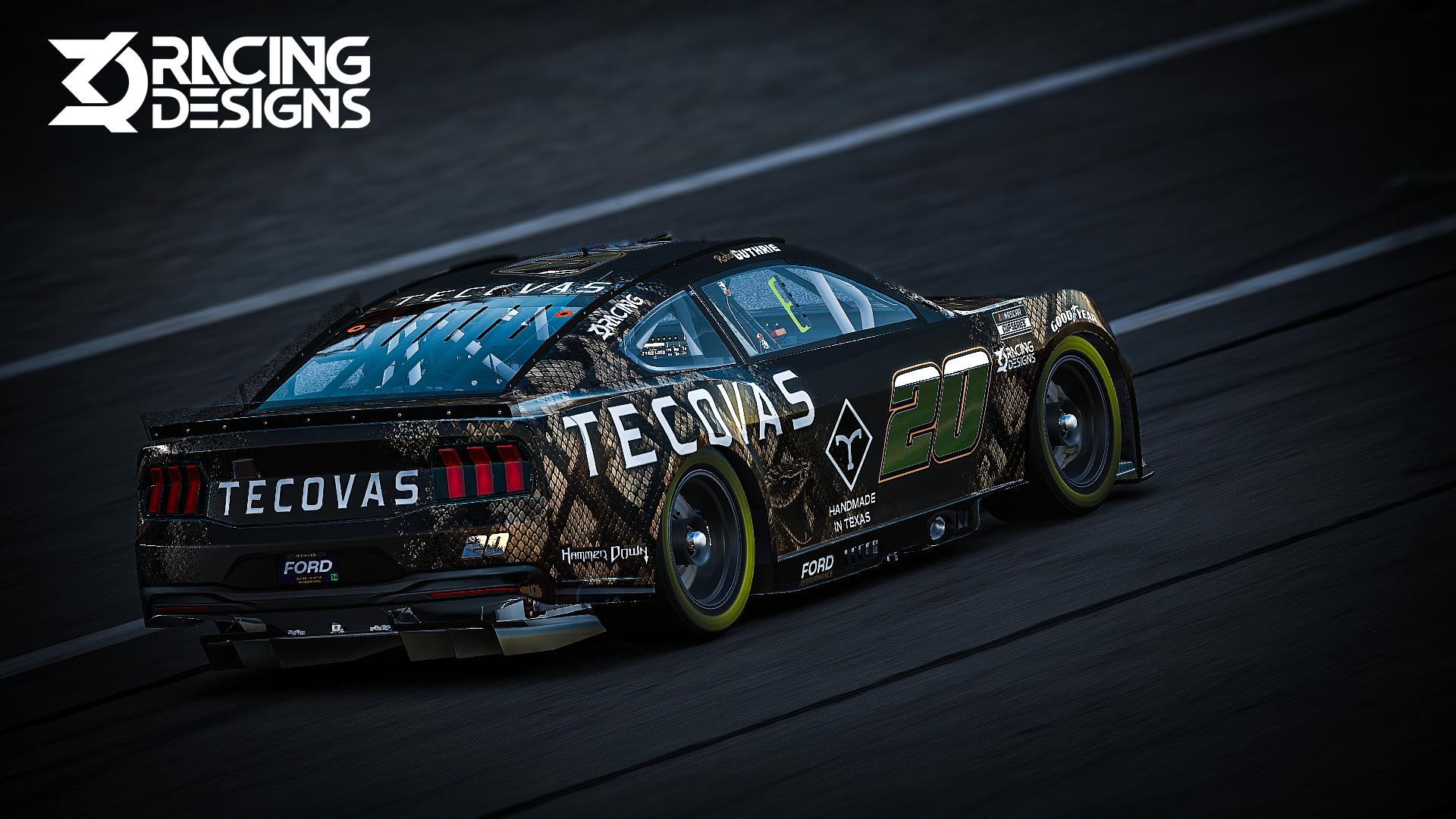 Preview of Robert Guthrie #20 Tecovas Next Gen Ford Mustang by Johnathan Smith3