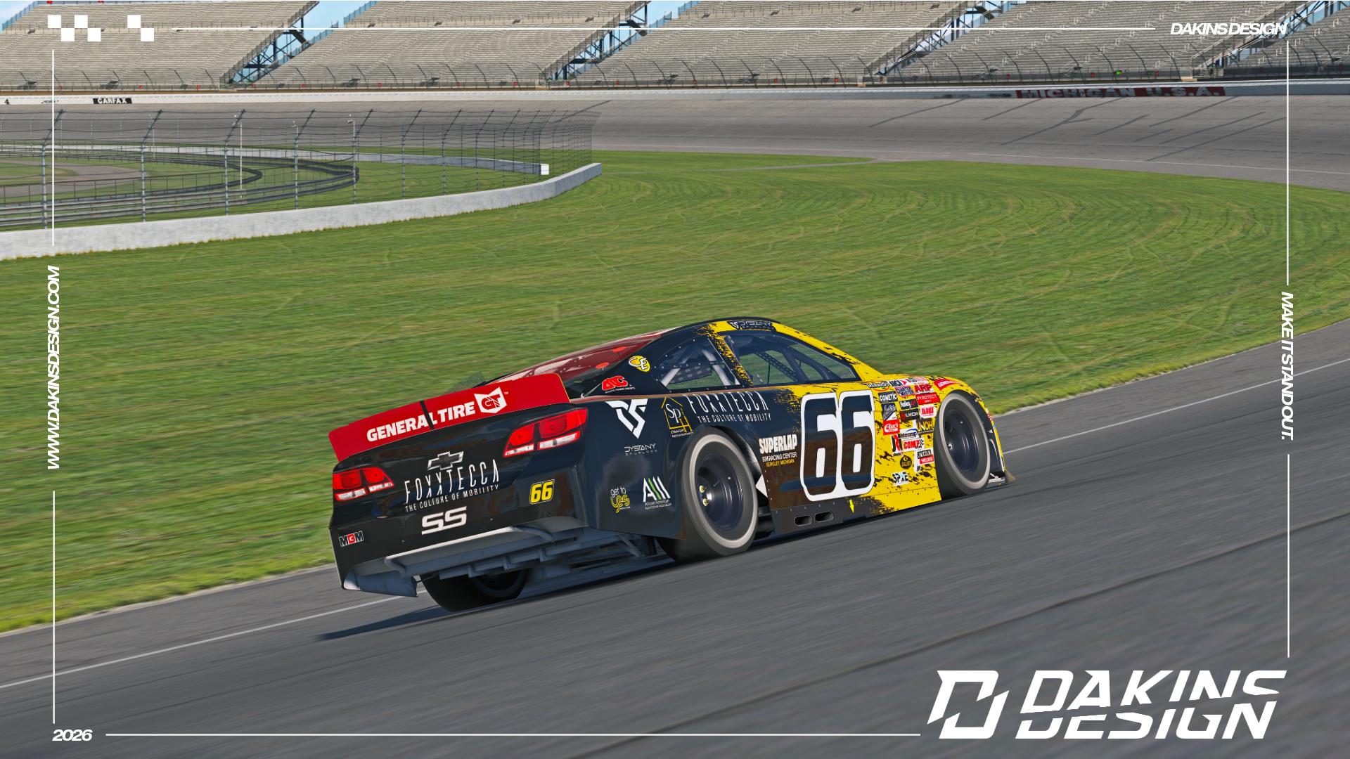 Preview of OFFICIAL #66 Foxxtecca x Superlap x MBM Motorsports Dystany Spurlock ARCA Menards Chevrolet SS by Jason Dakins