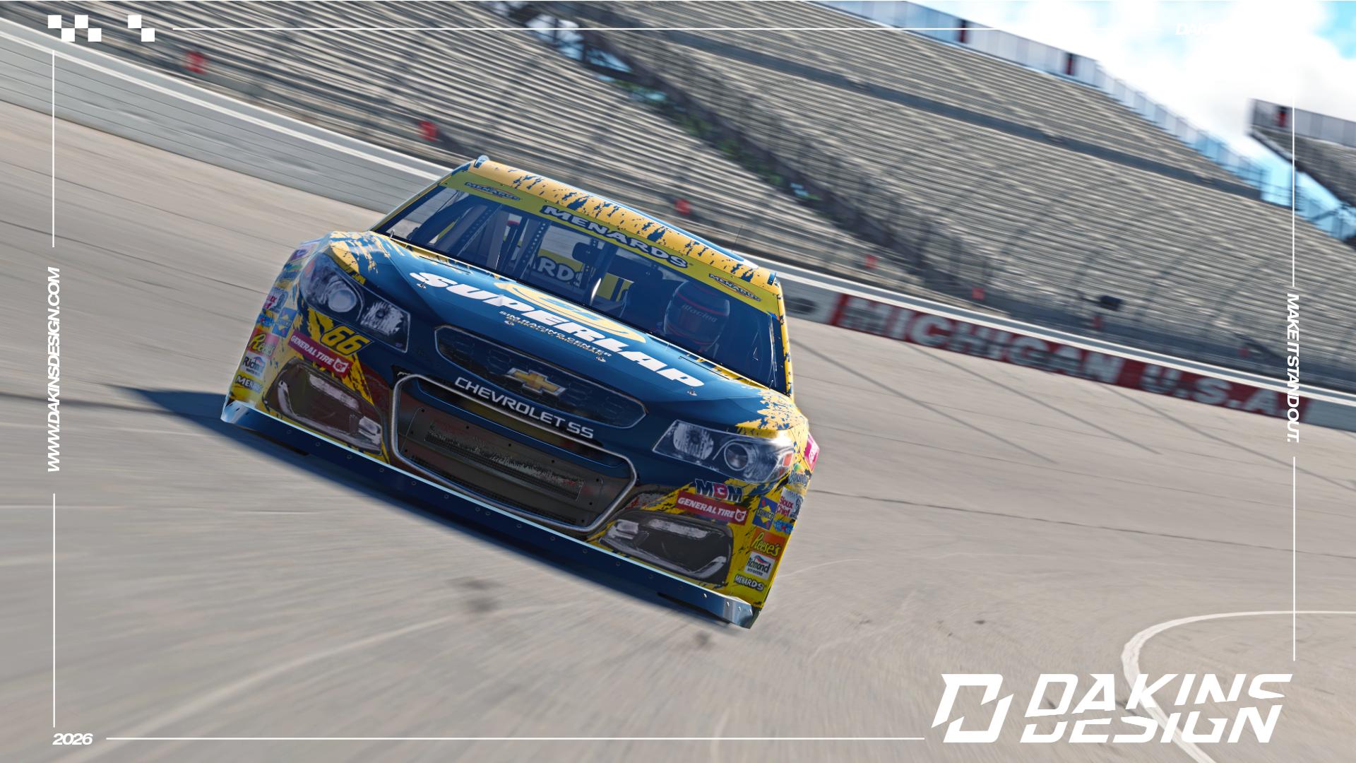 Preview of OFFICIAL #66 Foxxtecca x Superlap x MBM Motorsports Dystany Spurlock ARCA Menards Chevrolet SS by Jason Dakins