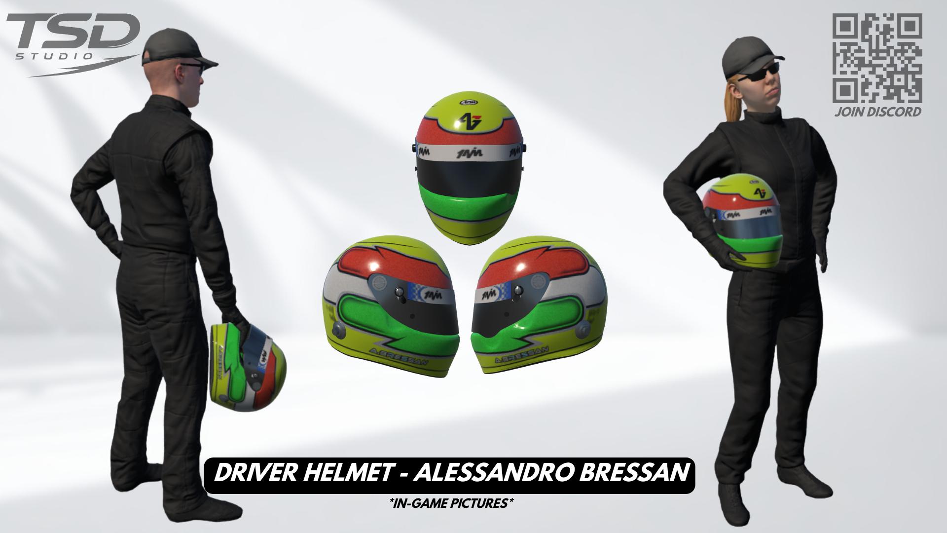 Preview of Alessandro Bressan - Driver Helmet by Andres T.