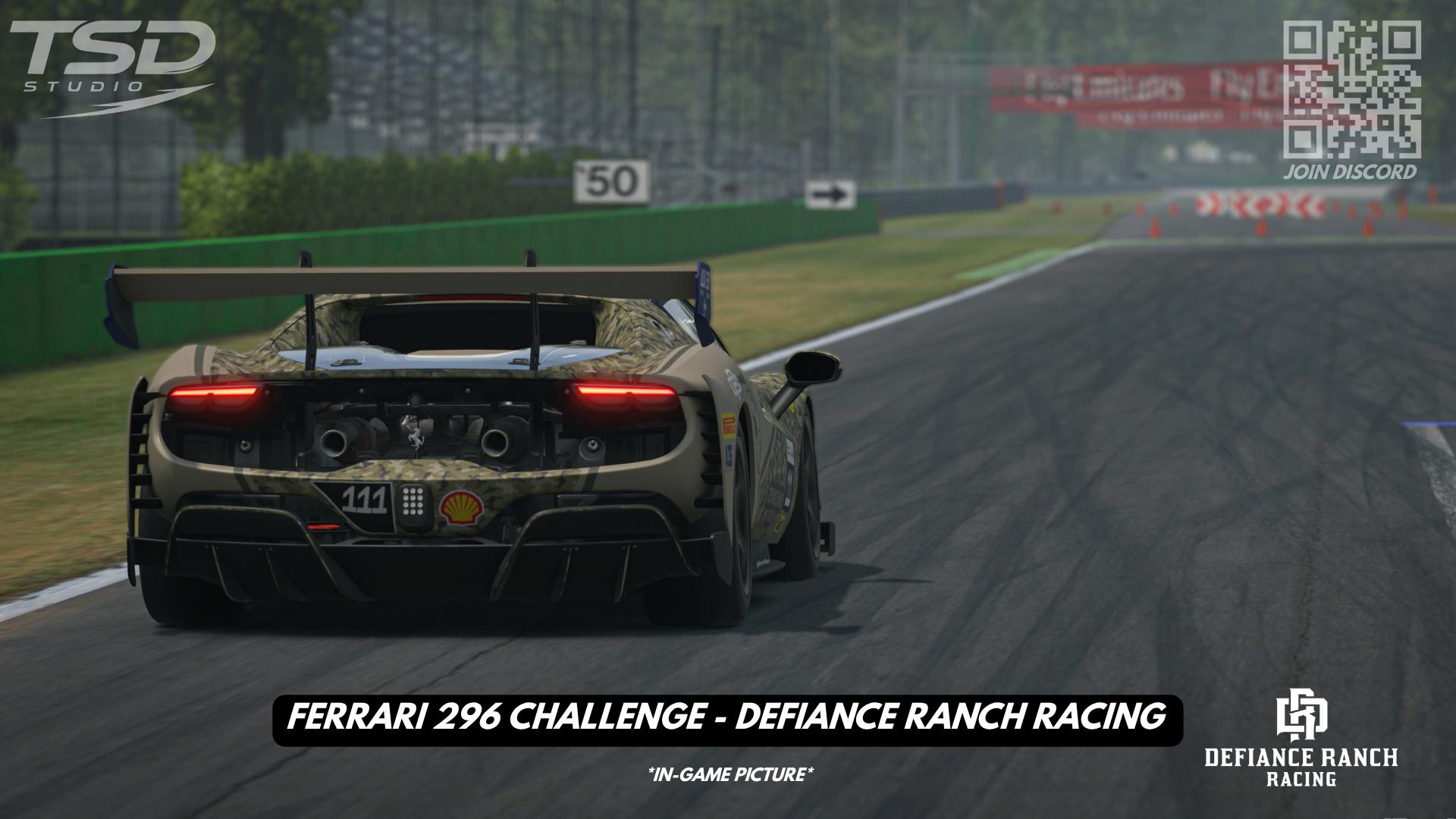 Preview of Ferrari 296 Challenge - Defiance Ranch Racing #111 (Brad Evans) by Andres T.