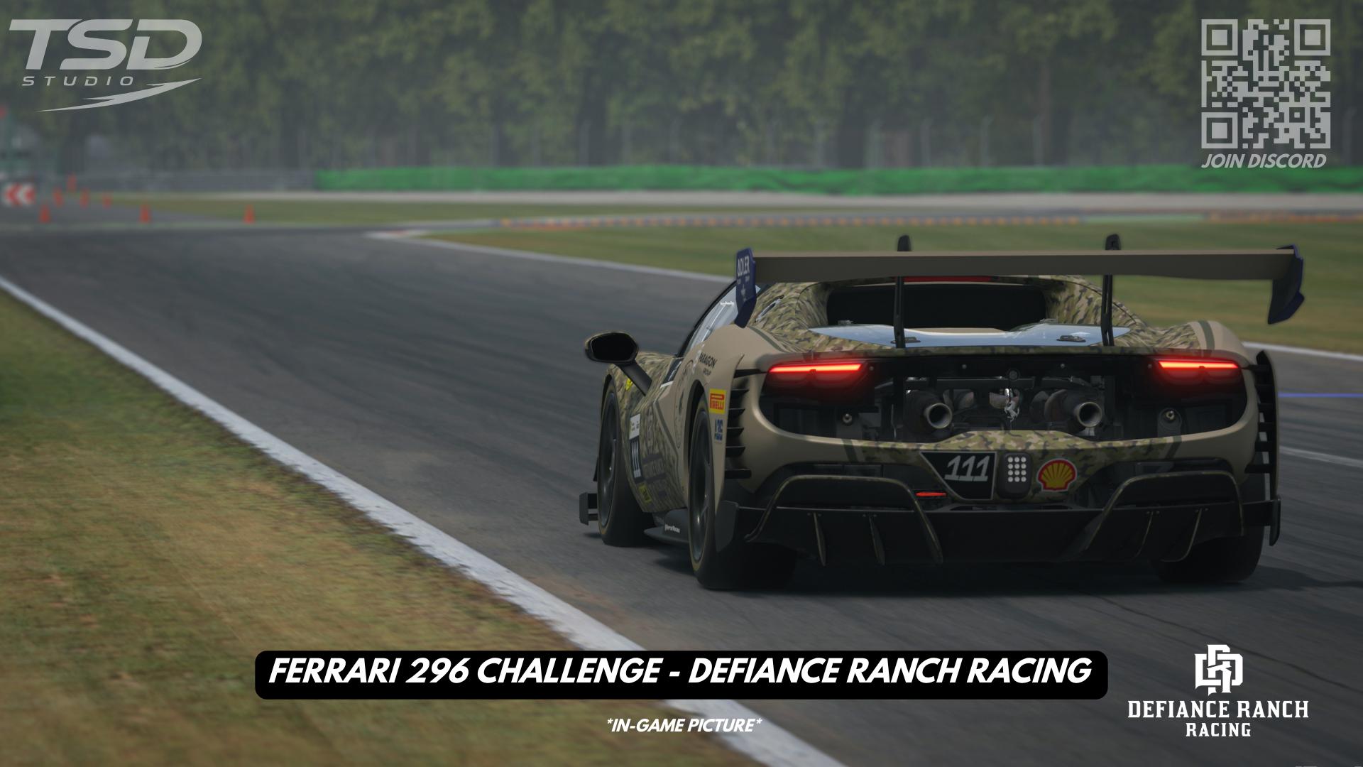 Preview of Ferrari 296 Challenge - Defiance Ranch Racing #111 (Brad Evans) by Andres T.