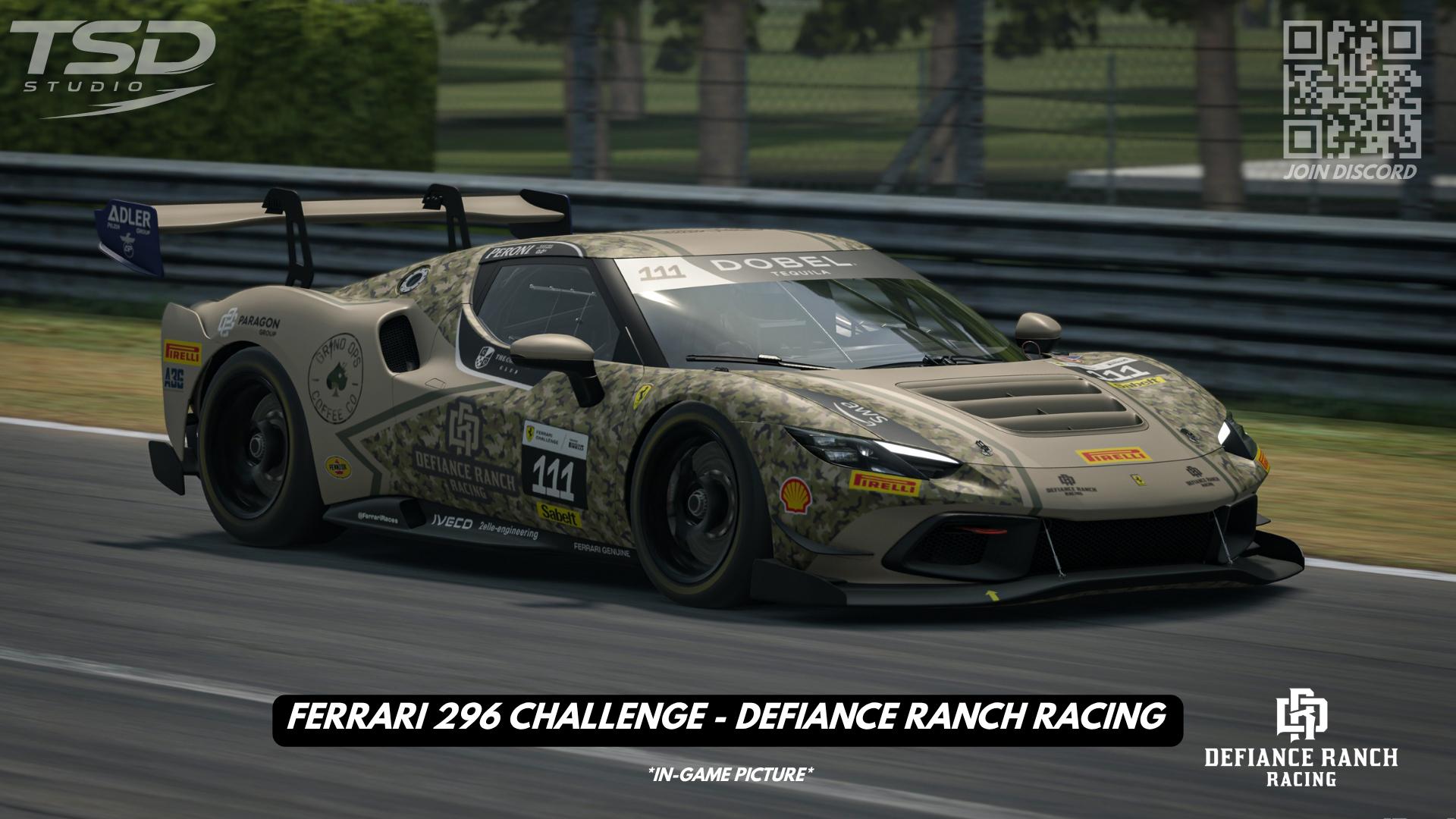 Preview of Ferrari 296 Challenge - Defiance Ranch Racing #111 (Brad Evans) by Andres T.