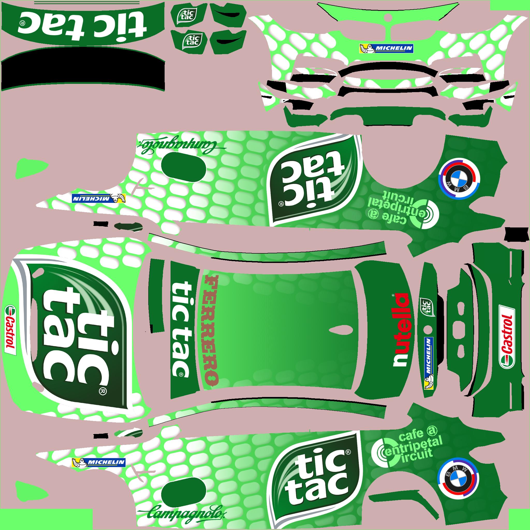 Preview of BMW M4 GT4 Tic Tac by Clyde Coman