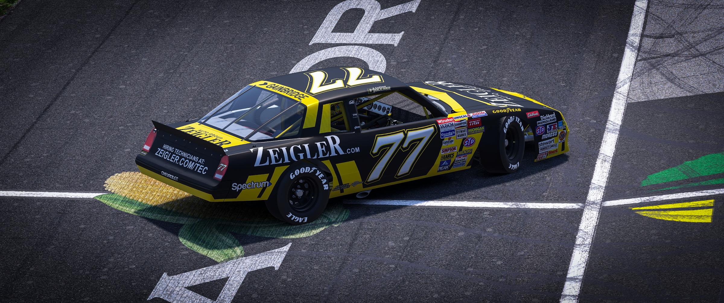 Preview of 1987 #77 Carson Hocevar Zeigler Retro Cust Num by Noah B.