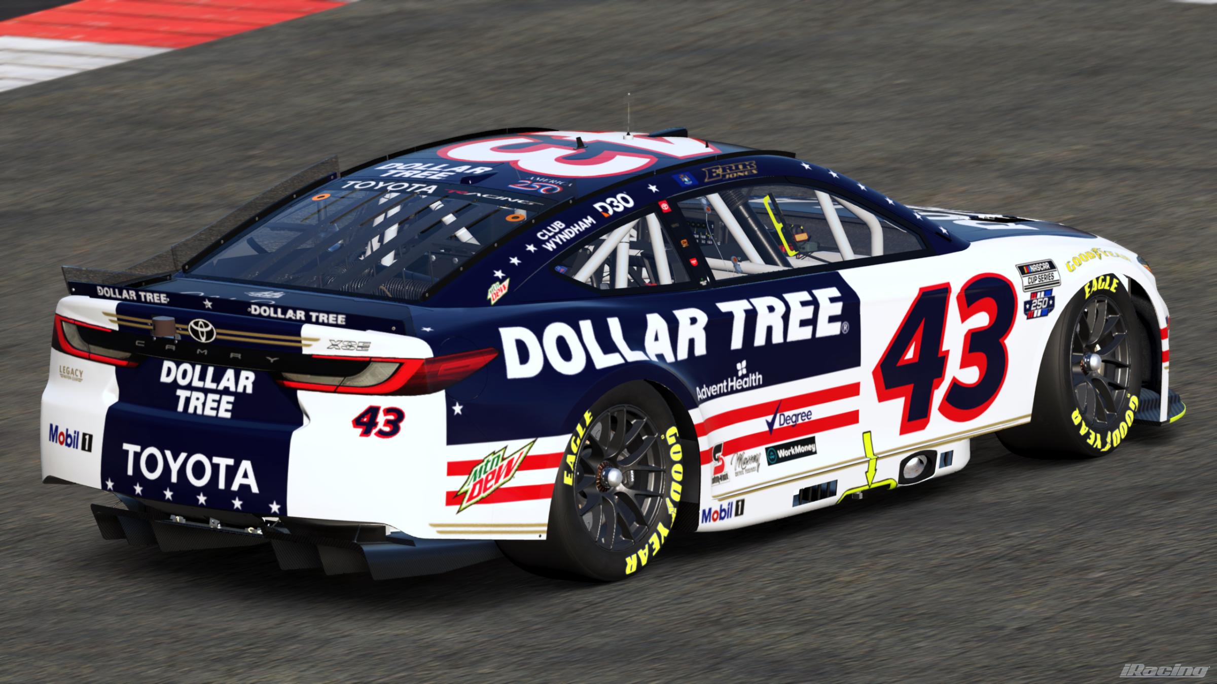 Preview of Erik Jones 2026 Dollar Tree Patriotic (Custom #) by Gary P.